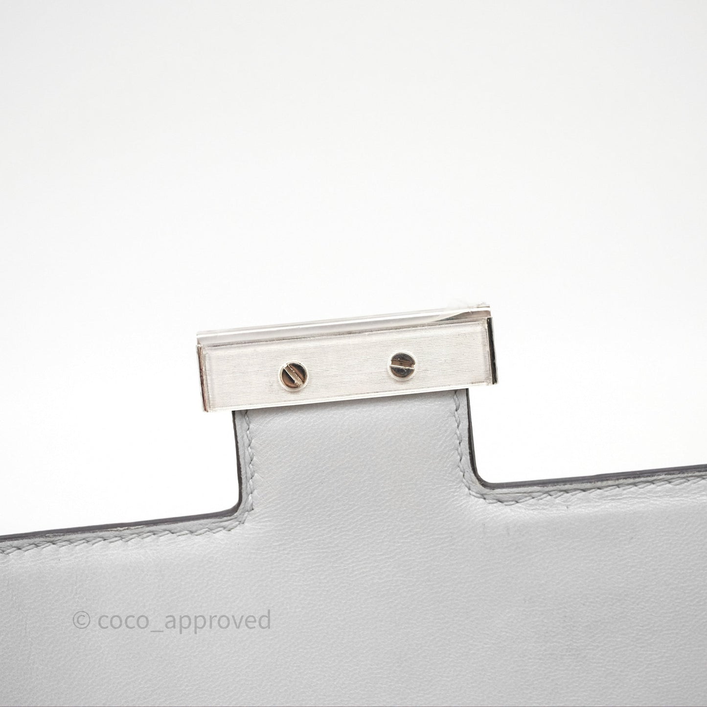Hermès Constance 24 Gris Mouette 4Z Epsom Palladium Hardware