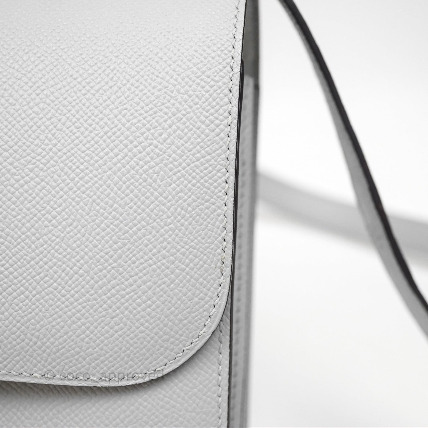 Hermès Constance 24 Gris Mouette 4Z Epsom Palladium Hardware