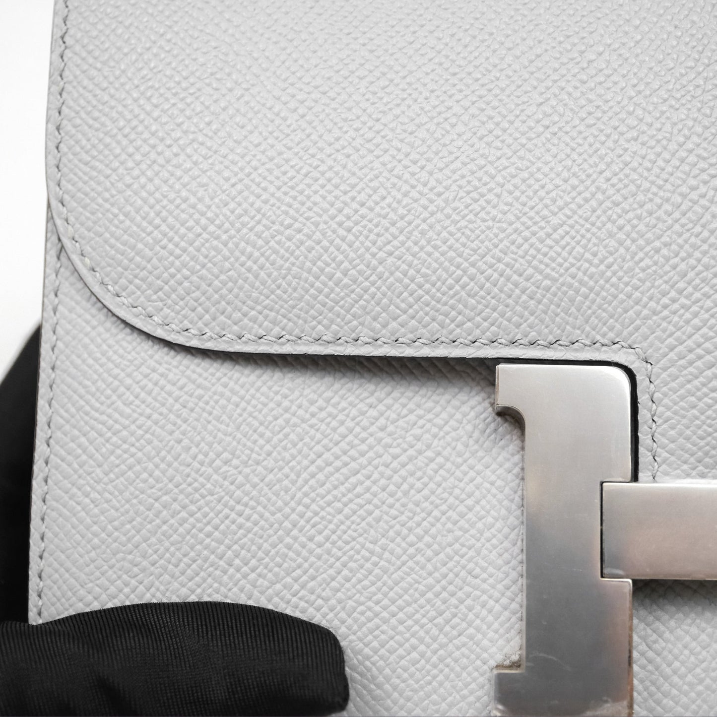 Hermès Constance 24 Gris Mouette 4Z Epsom Palladium Hardware