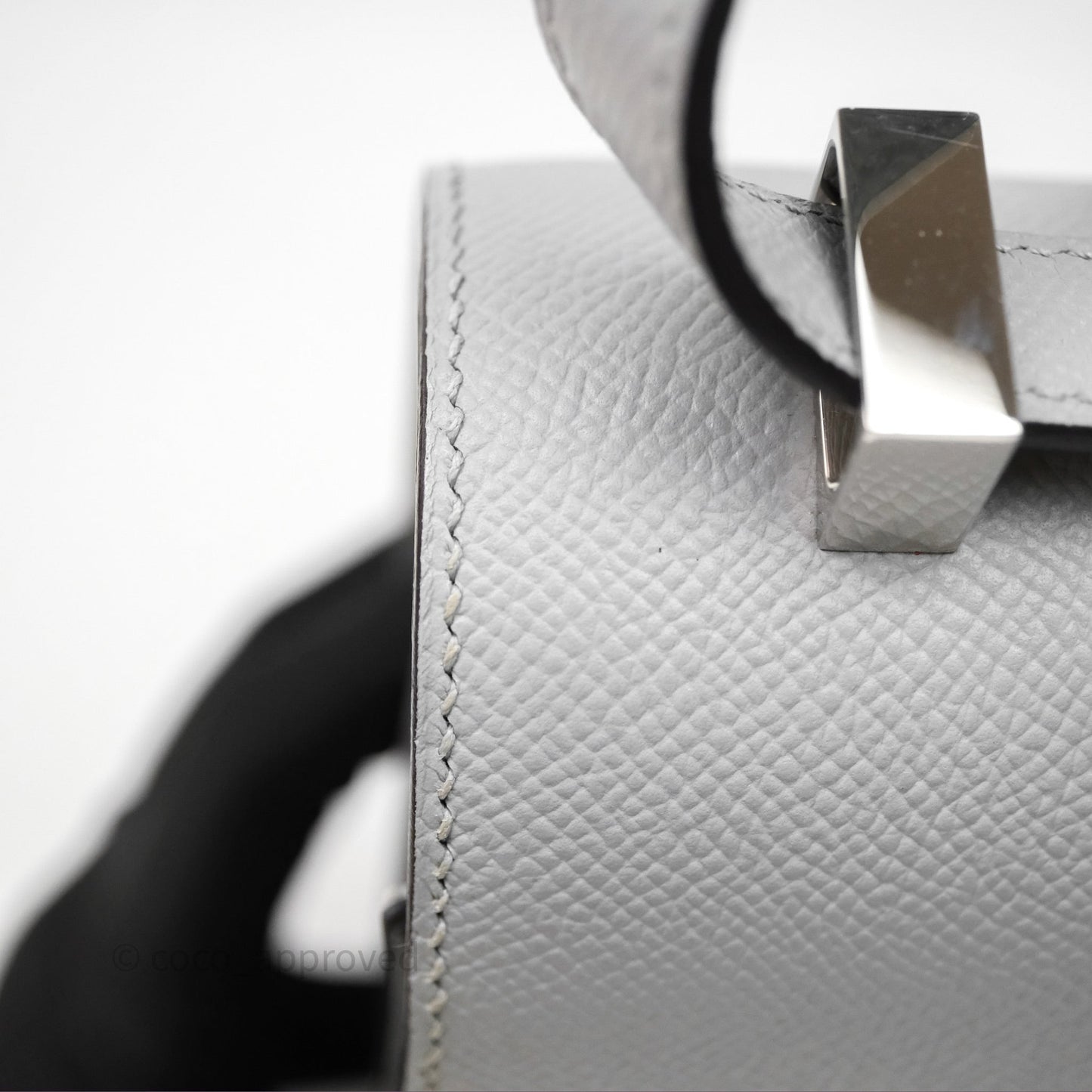 Hermès Constance 24 Gris Mouette 4Z Epsom Palladium Hardware
