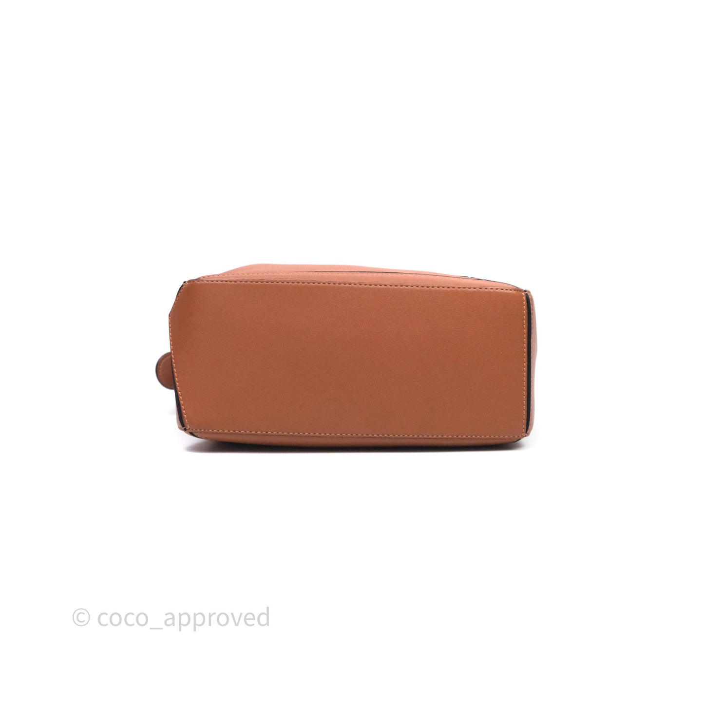 Loewe Small Puzzle Bag Tan Calfskin Silver Hardware