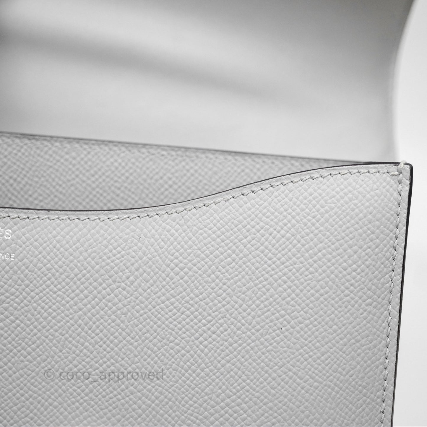Hermès Constance 24 Gris Mouette 4Z Epsom Palladium Hardware