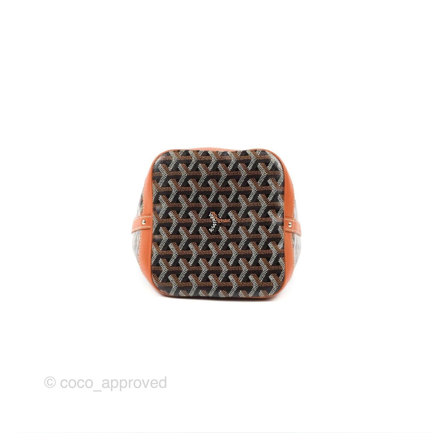 Goyard Petit Flot Bucket Bag Black & Tan Goyardine