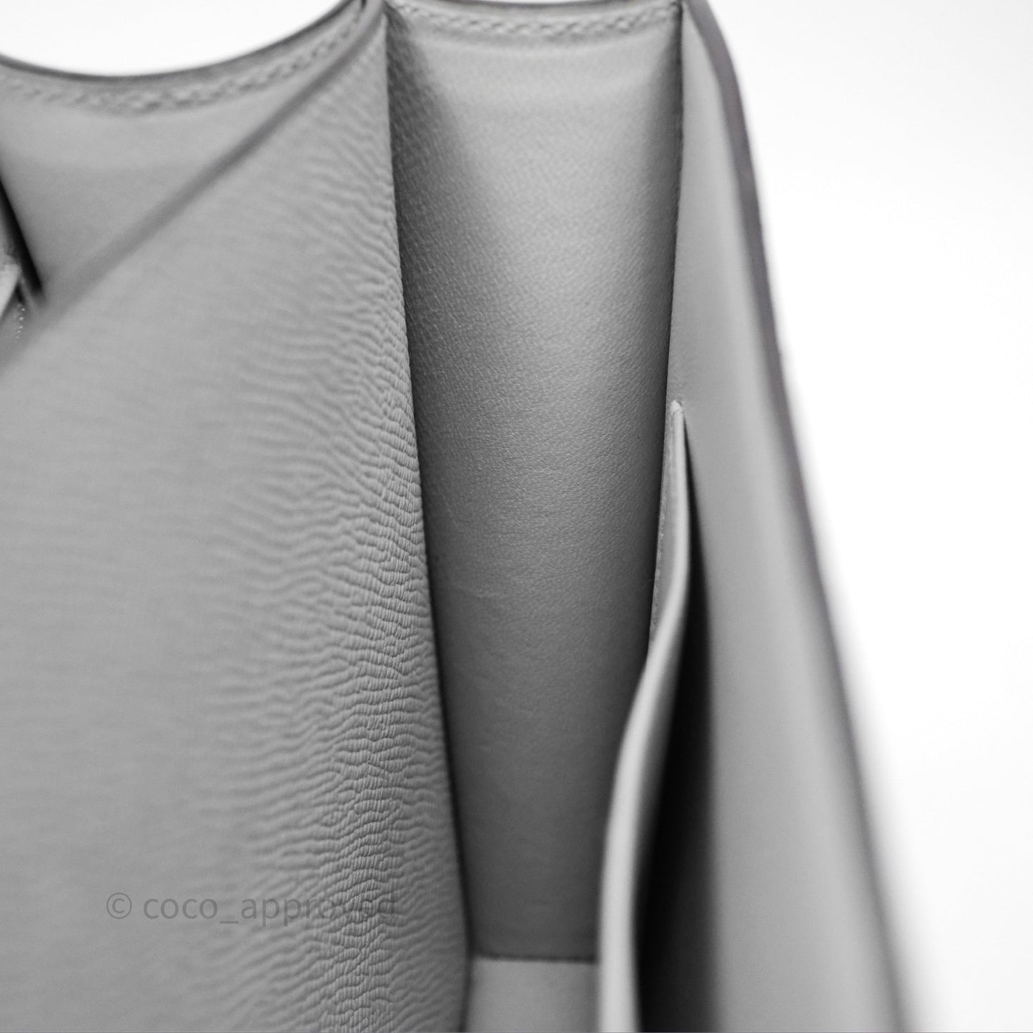 Hermès Constance 24 Gris Mouette 4Z Epsom Palladium Hardware