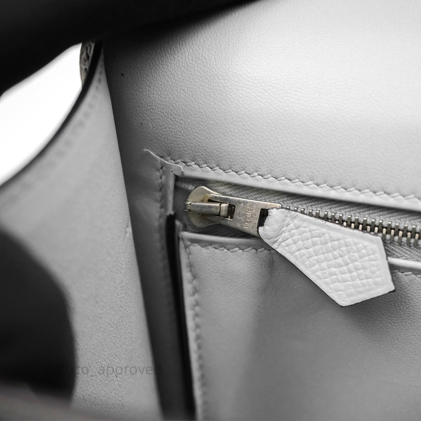 Hermès Constance 24 Gris Mouette 4Z Epsom Palladium Hardware