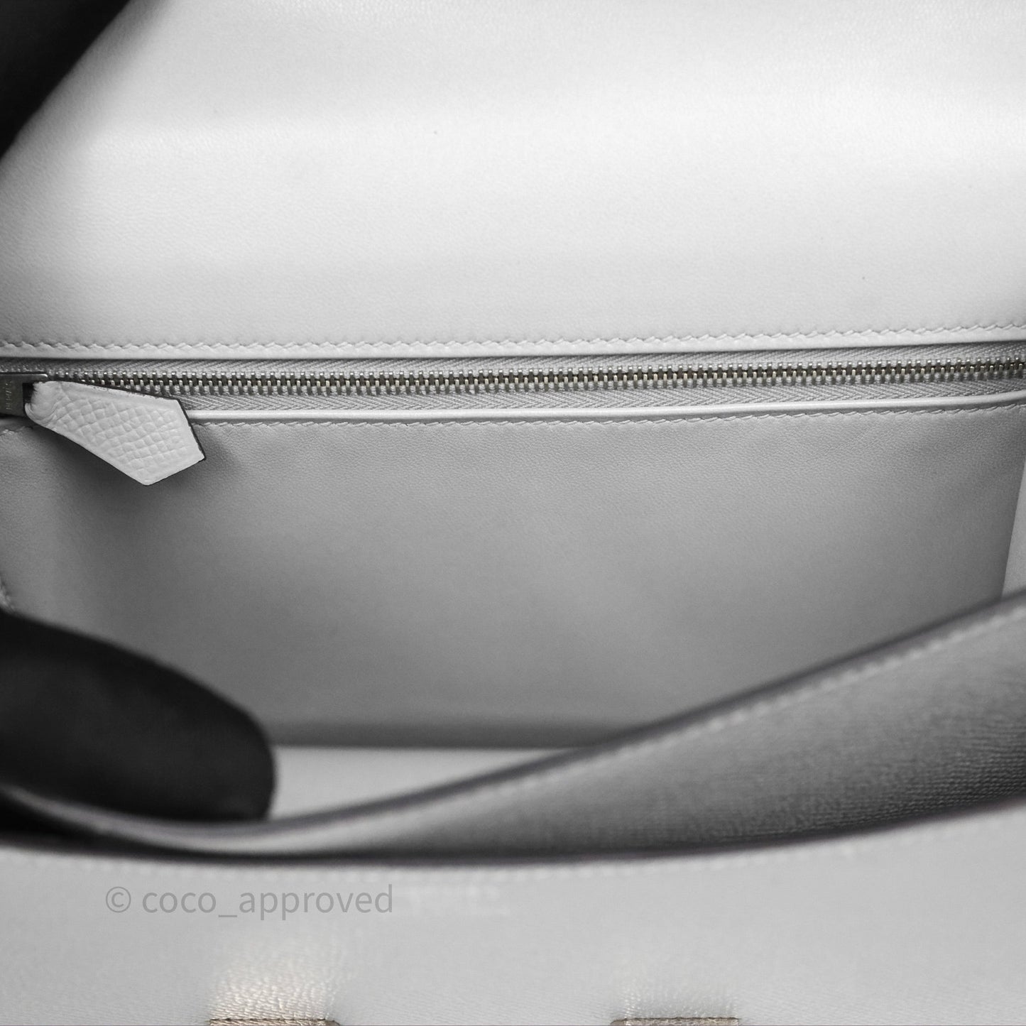 Hermès Constance 24 Gris Mouette 4Z Epsom Palladium Hardware