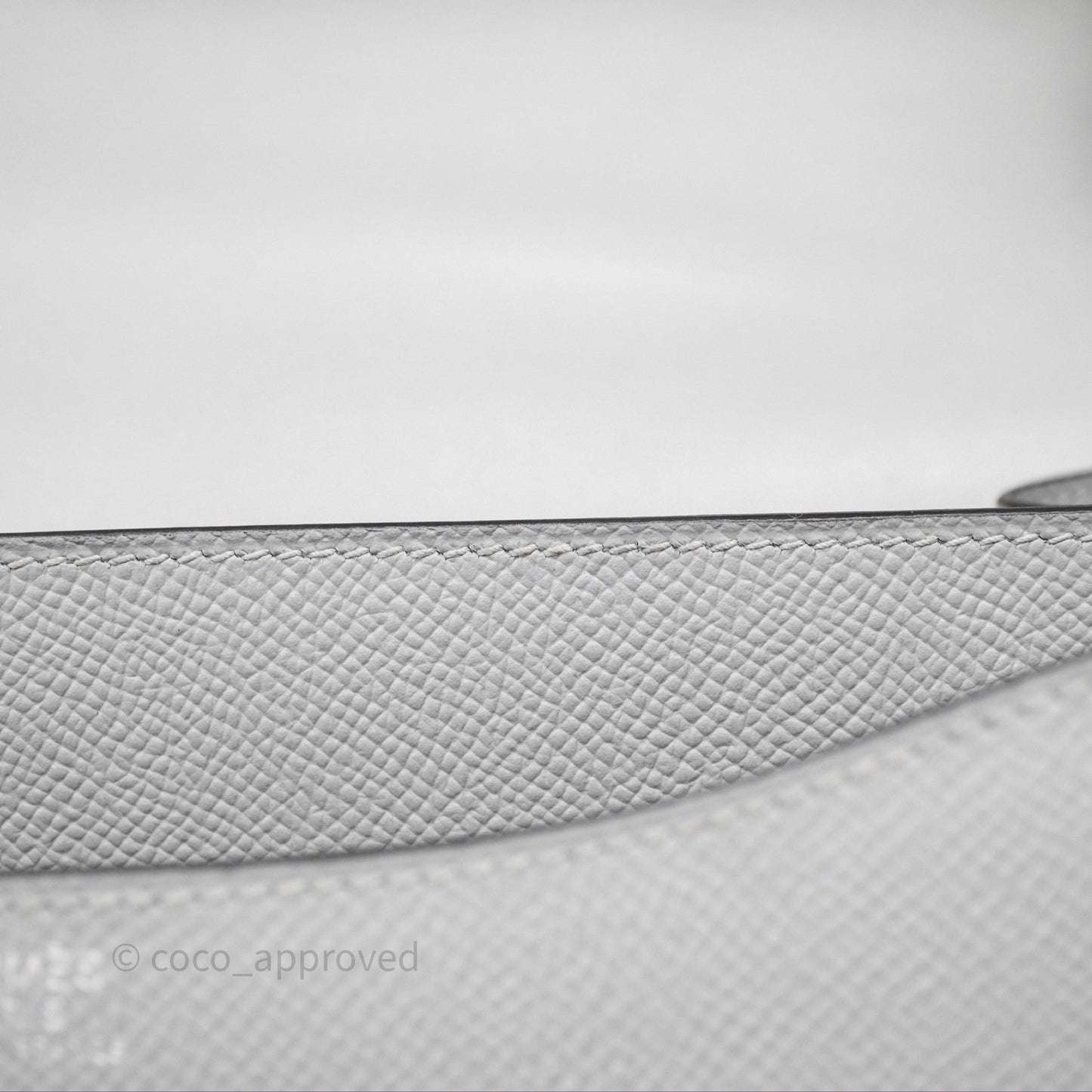 Hermès Constance 24 Gris Mouette 4Z Epsom Palladium Hardware