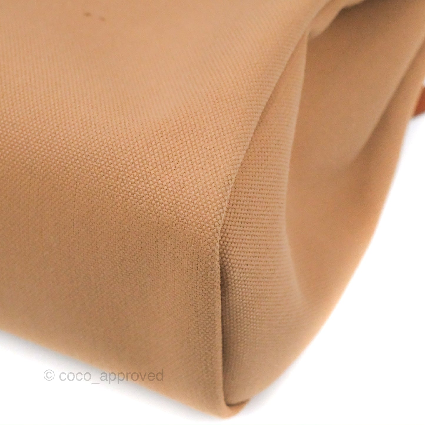 Hermès Herbag Zip Retourne 31 Chai 0M/Fauve 34 Canvas Gold Hardware