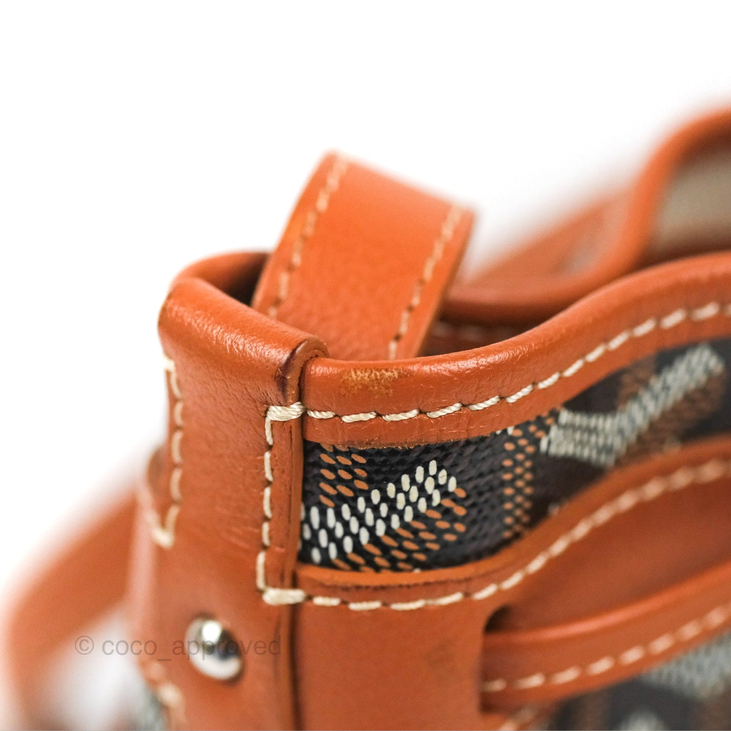 Goyard Petit Flot Bucket Bag Black & Tan Goyardine
