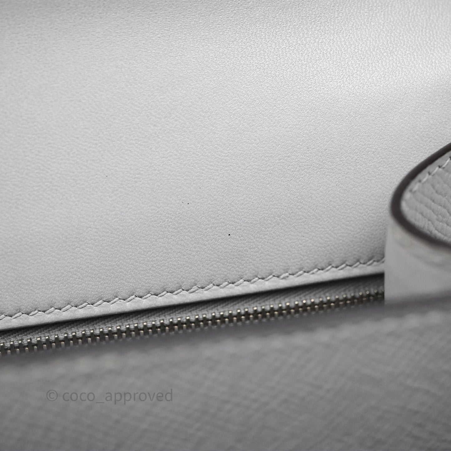 Hermès Constance 24 Gris Mouette 4Z Epsom Palladium Hardware