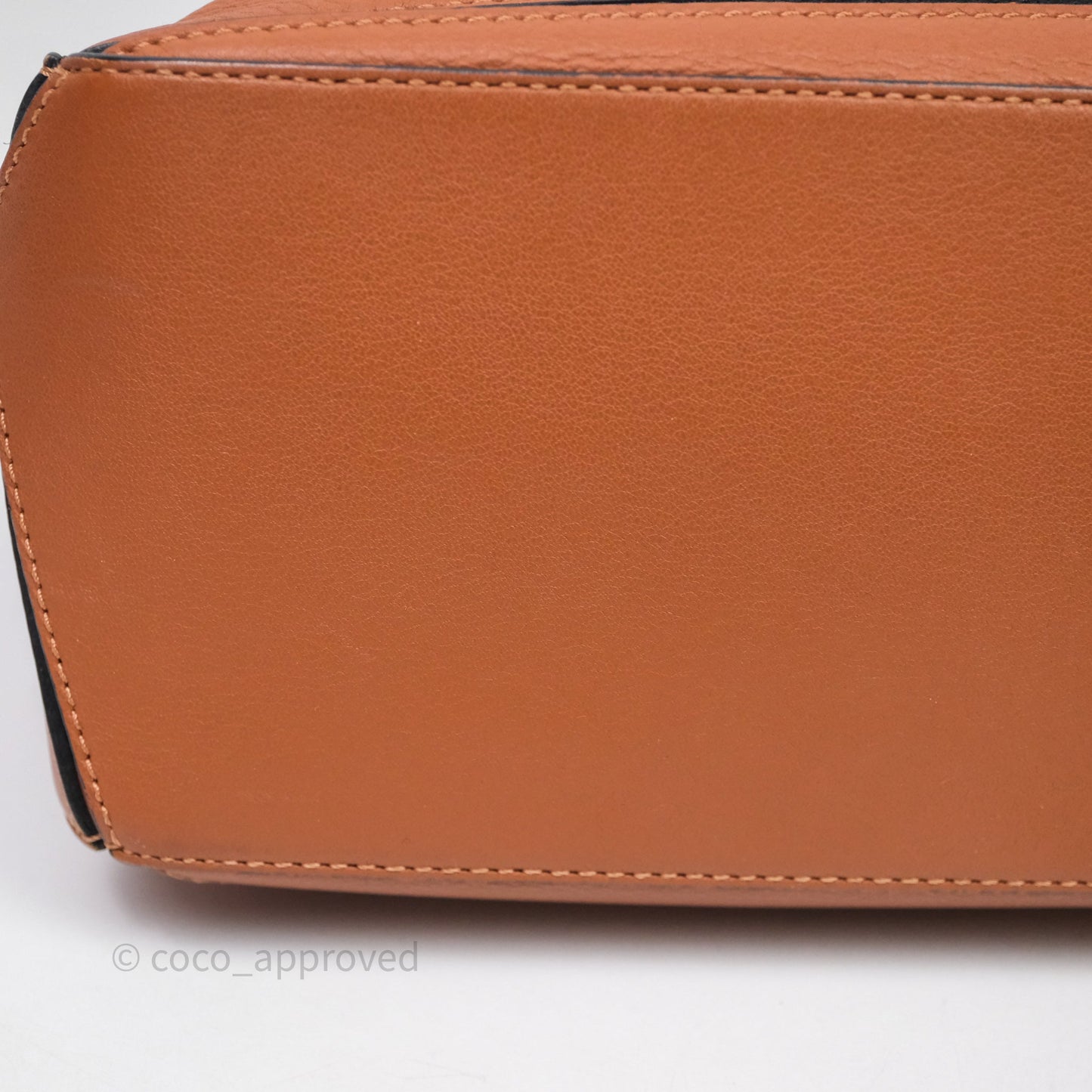 Loewe Small Puzzle Bag Tan Calfskin Silver Hardware