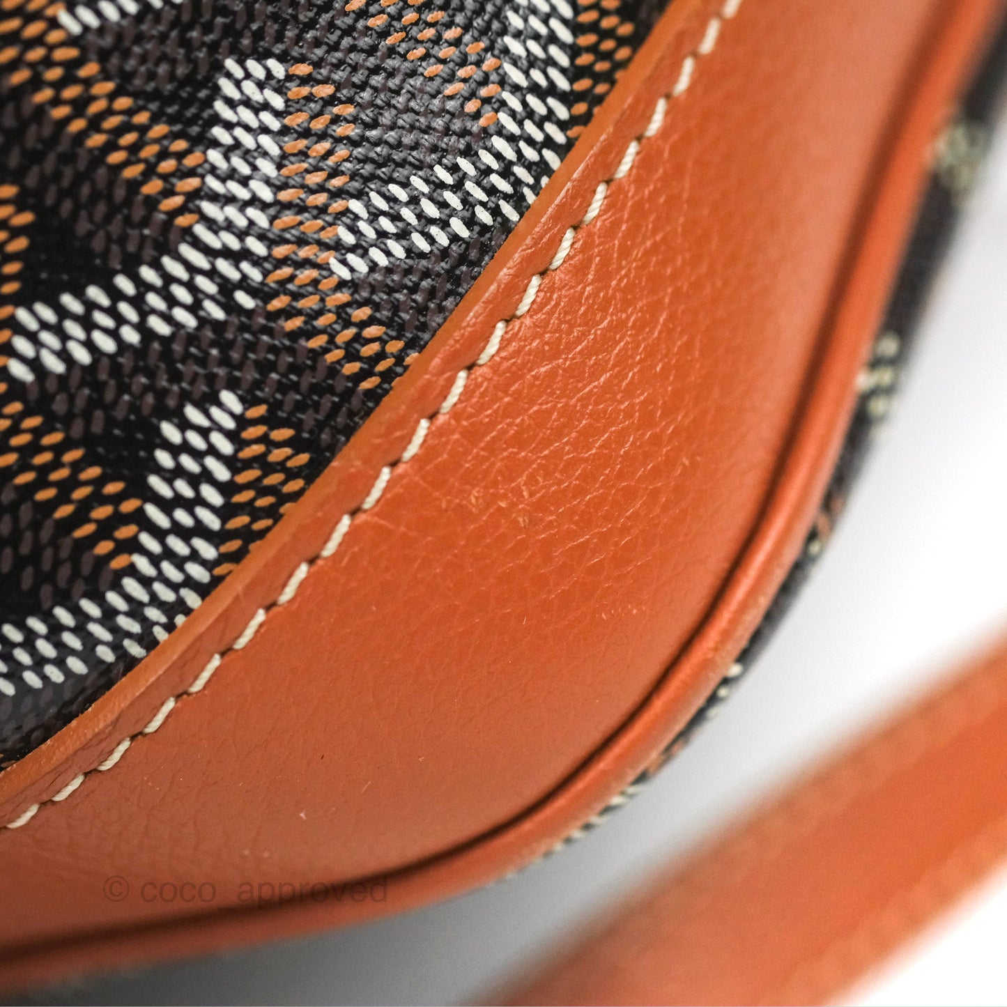 Goyard Petit Flot Bucket Bag Black & Tan Goyardine