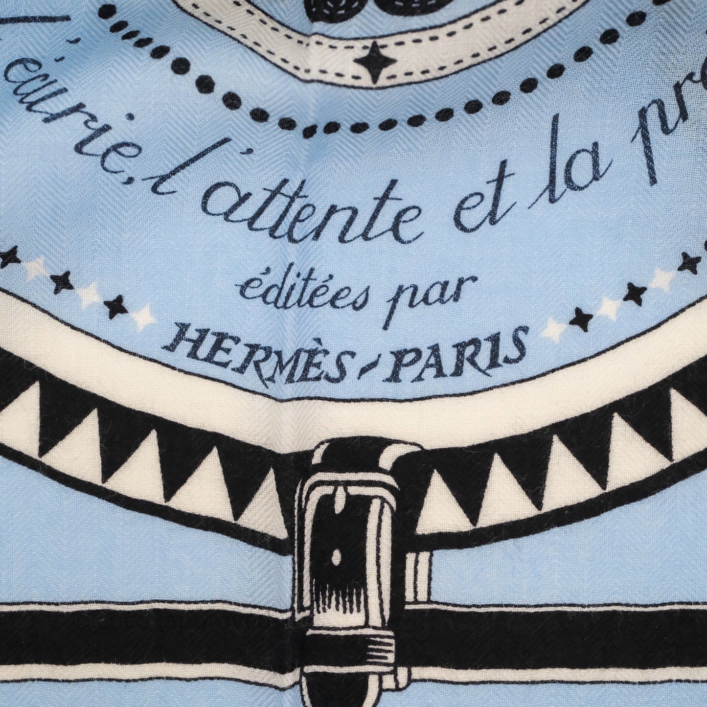 Hermès Couvertures et Tenues de Jour Cashmere Scarf 140