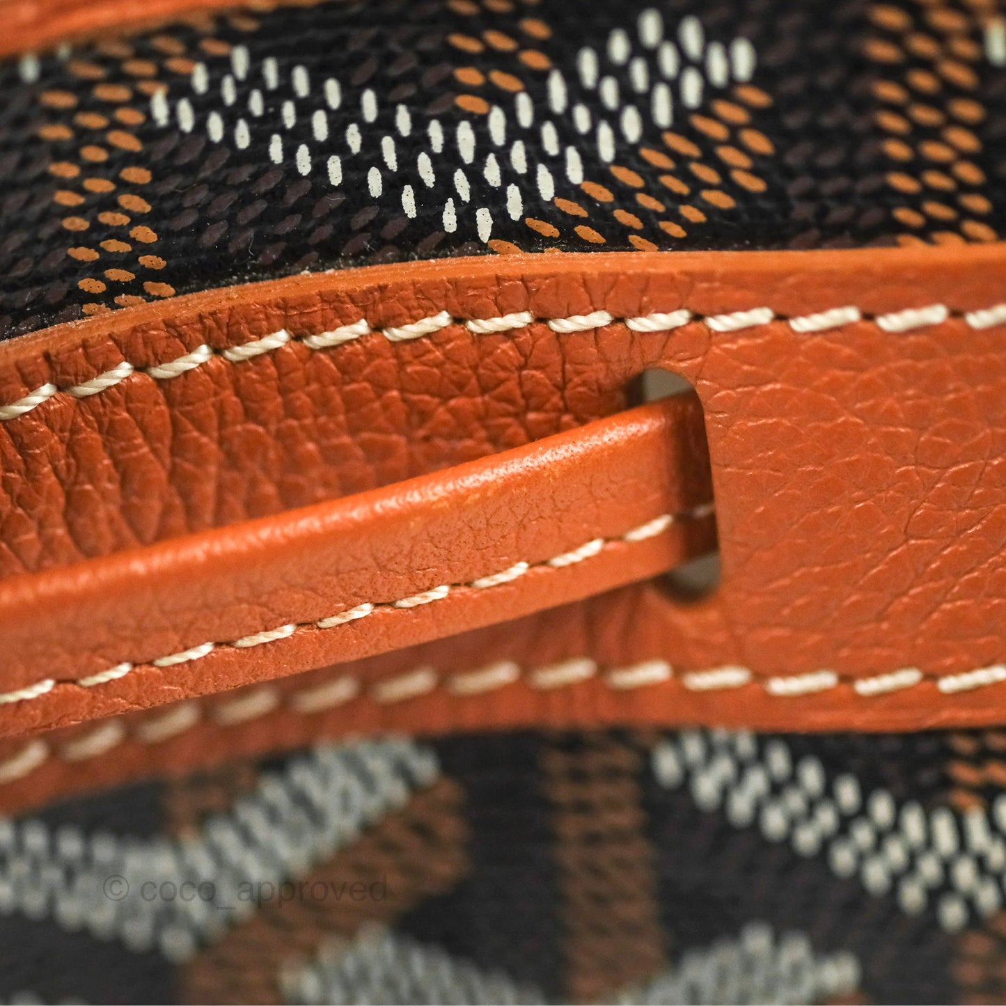 Goyard Petit Flot Bucket Bag Black & Tan Goyardine