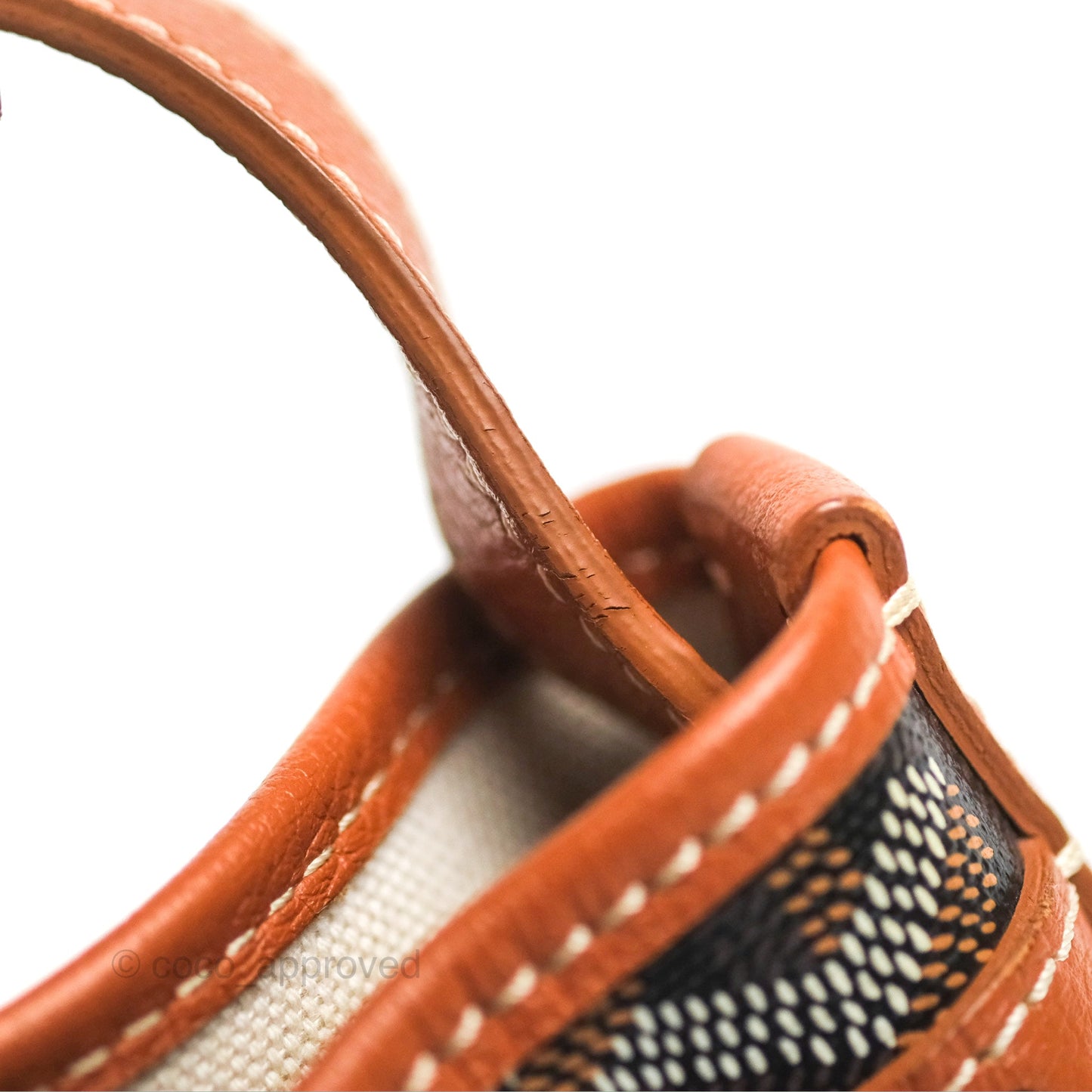 Goyard Petit Flot Bucket Bag Black & Tan Goyardine