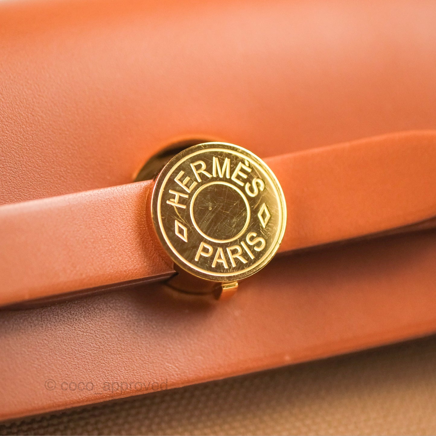 Hermès Herbag Zip Retourne 31 Chai 0M/Fauve 34 Canvas Gold Hardware