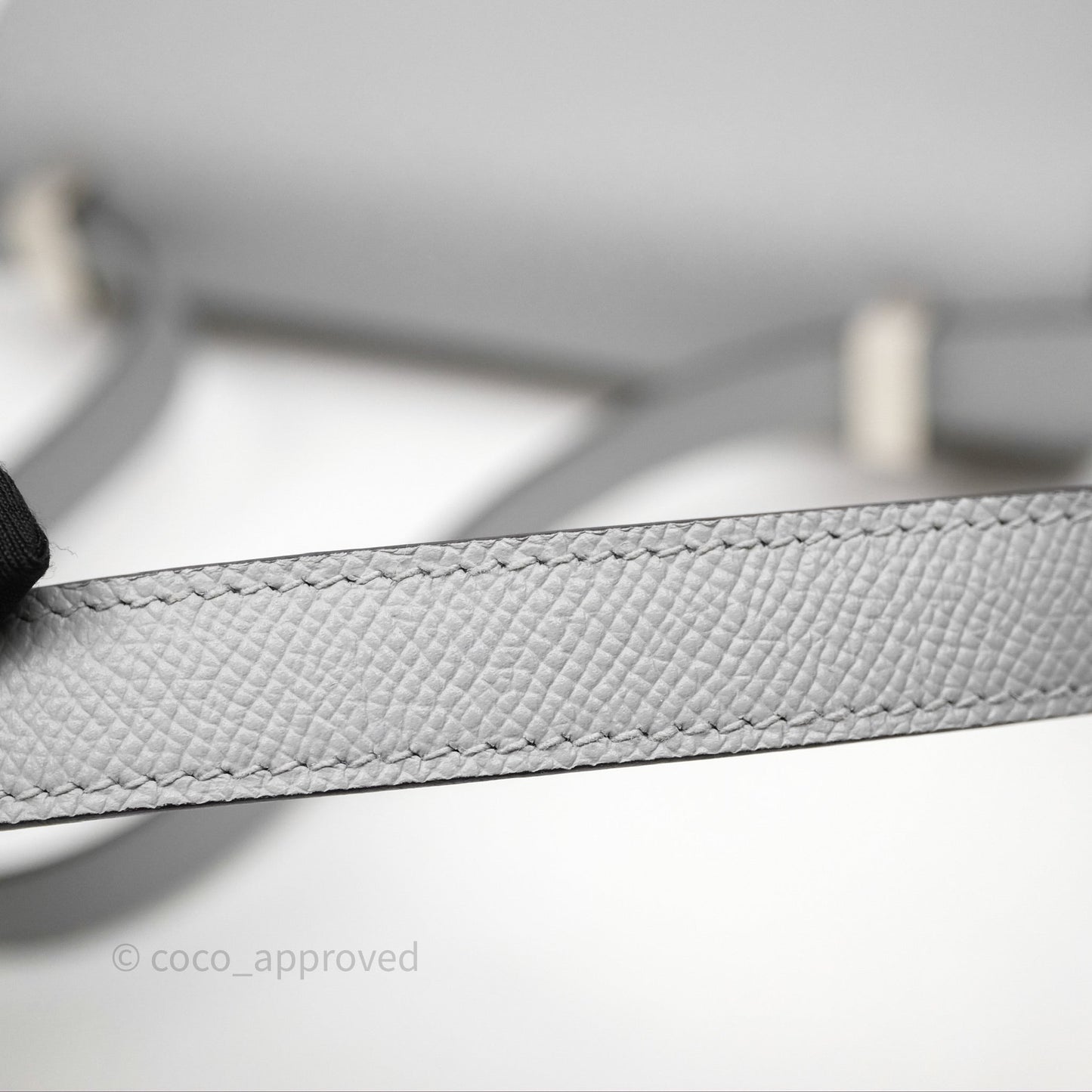 Hermès Constance 24 Gris Mouette 4Z Epsom Palladium Hardware