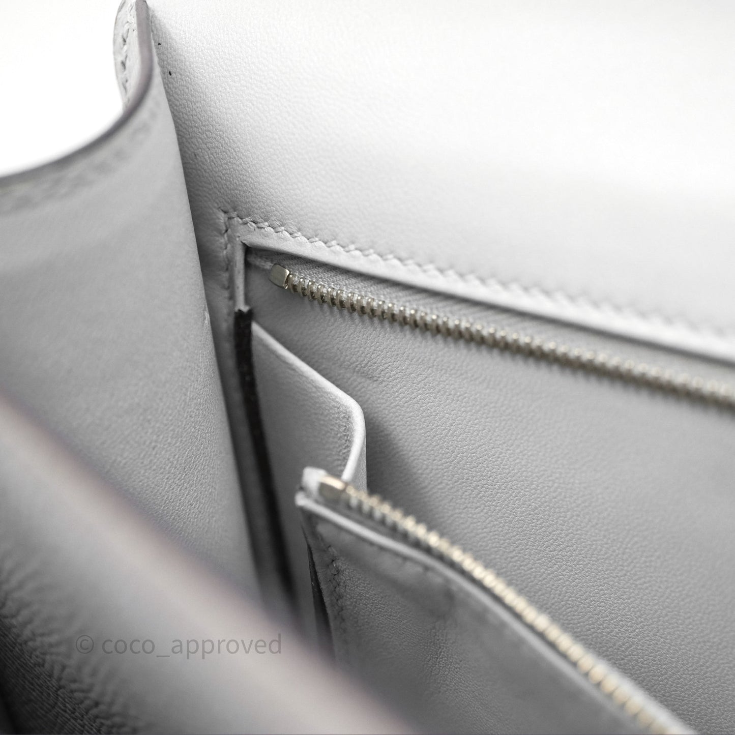 Hermès Constance 24 Gris Mouette 4Z Epsom Palladium Hardware