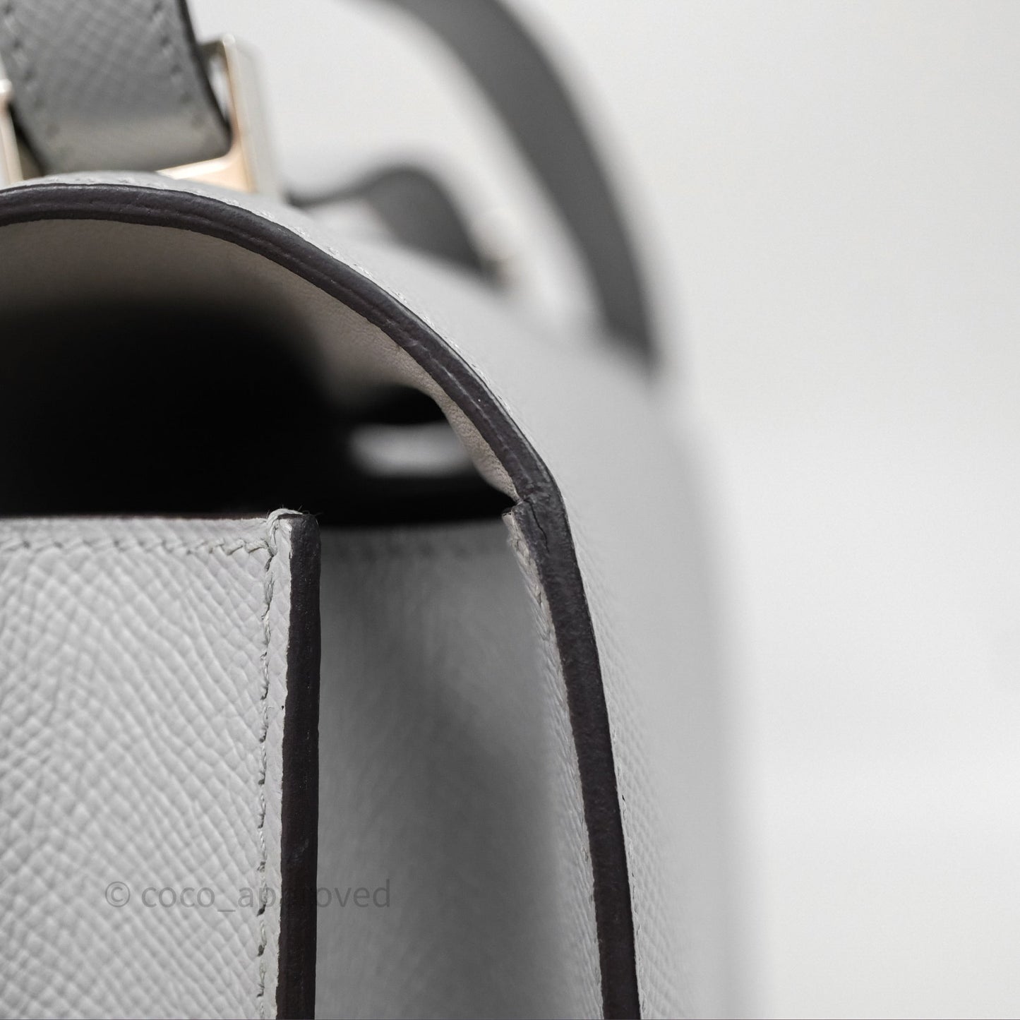Hermès Constance 24 Gris Mouette 4Z Epsom Palladium Hardware