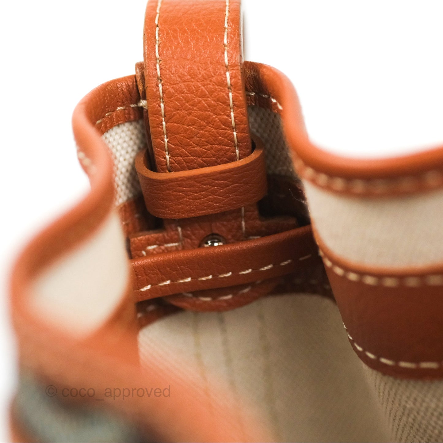 Goyard Petit Flot Bucket Bag Black & Tan Goyardine