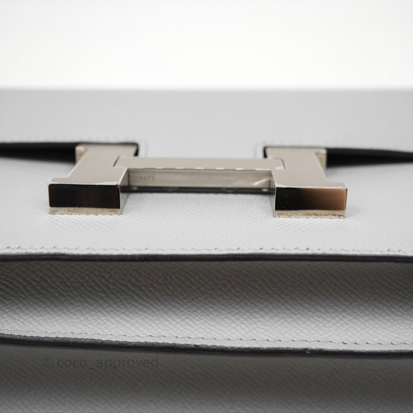 Hermès Constance 24 Gris Mouette 4Z Epsom Palladium Hardware