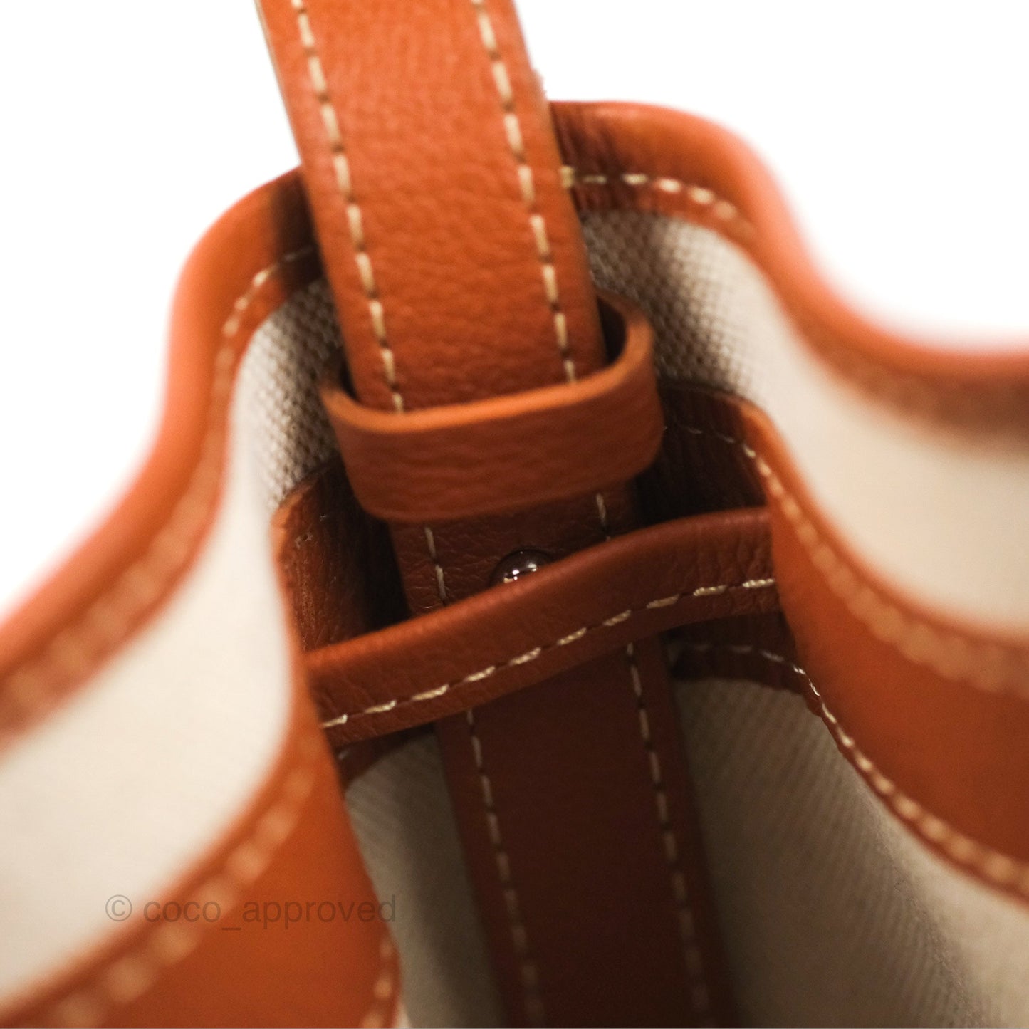 Goyard Petit Flot Bucket Bag Black & Tan Goyardine