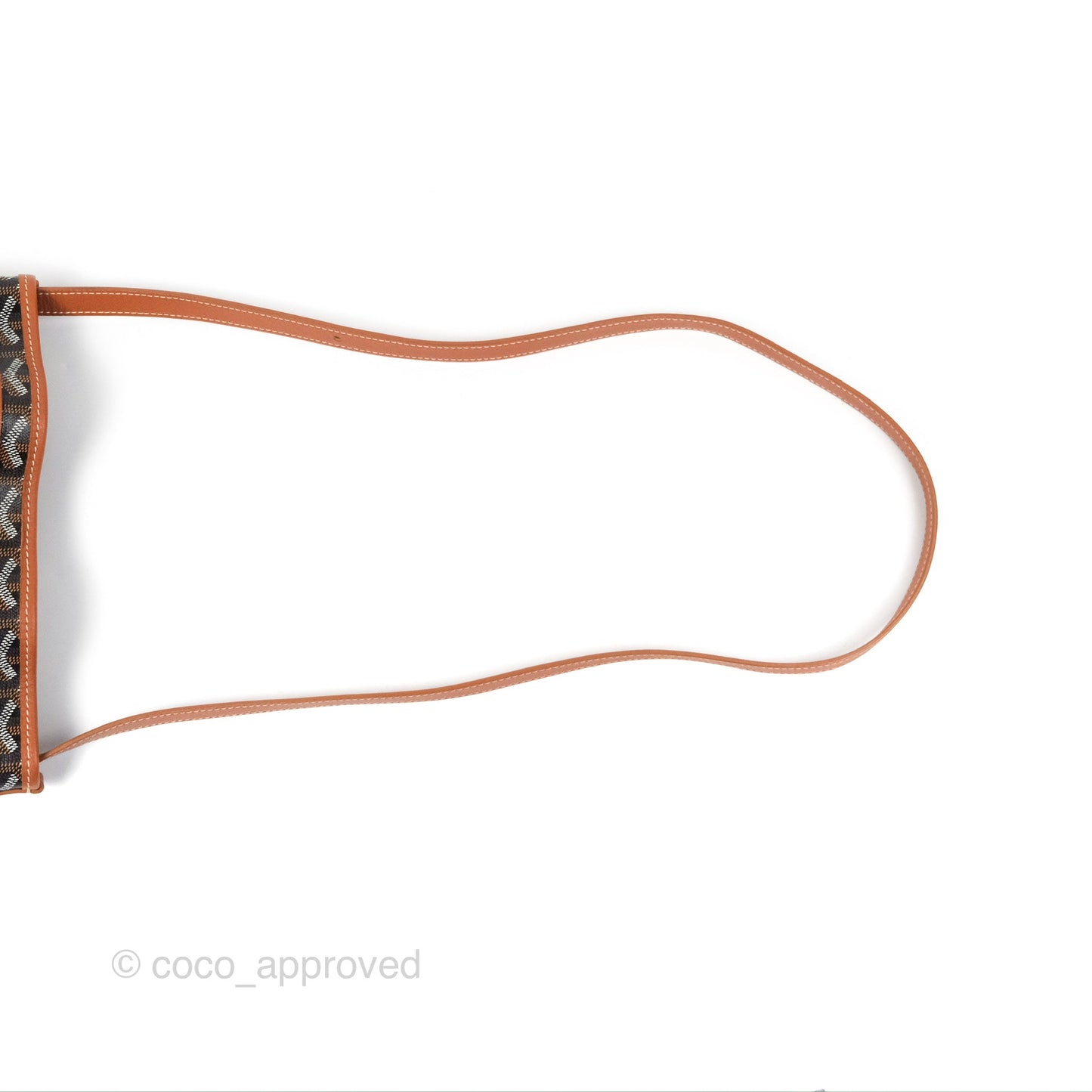 Goyard Petit Flot Bucket Bag Black & Tan Goyardine