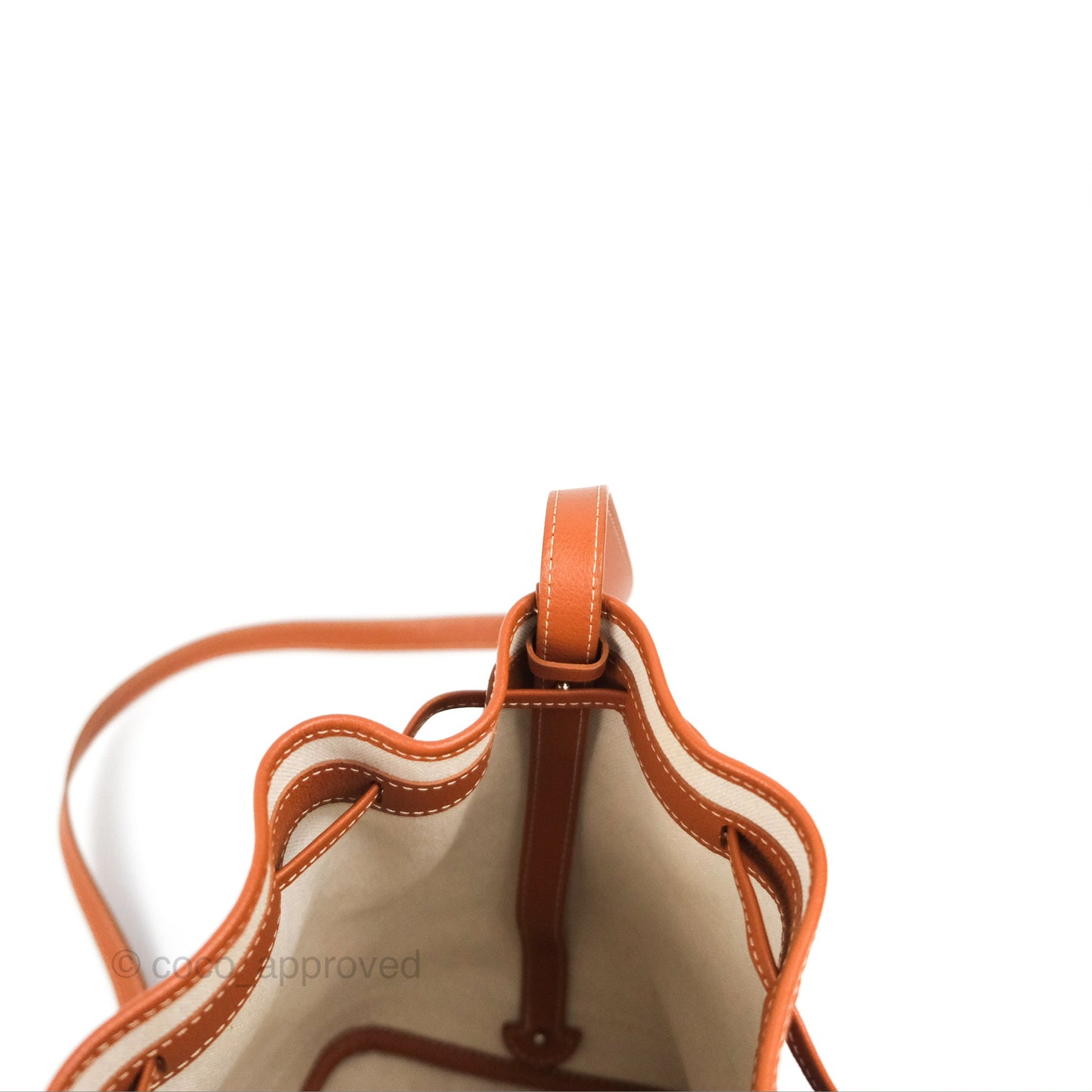 Goyard Petit Flot Bucket Bag Black & Tan Goyardine