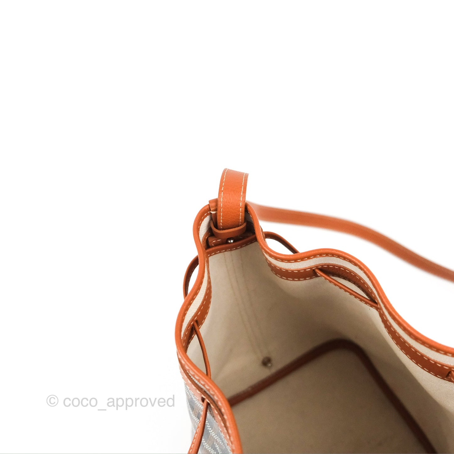 Goyard Petit Flot Bucket Bag Black & Tan Goyardine