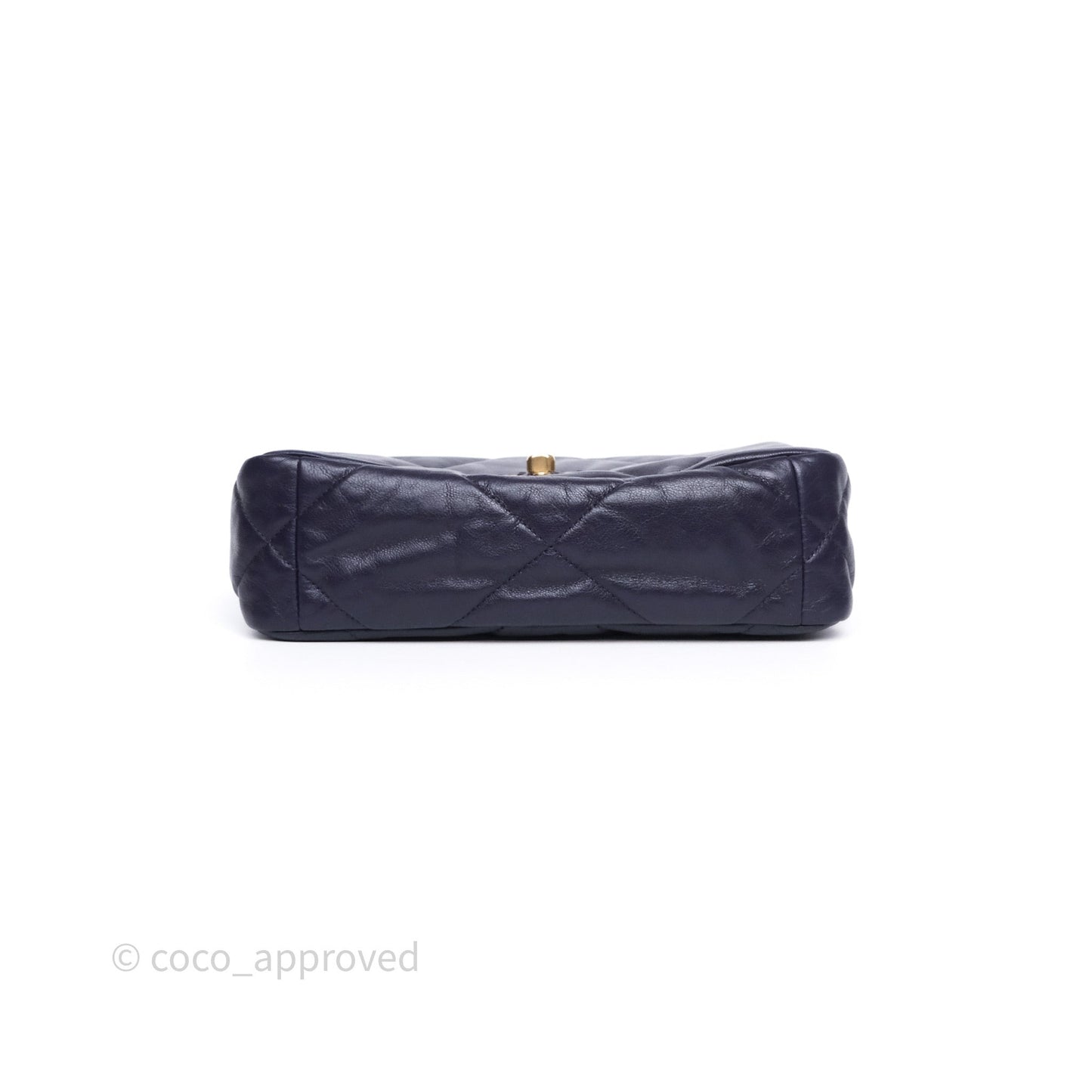 Chanel 19 Small Dark Purple Mixed Hardware