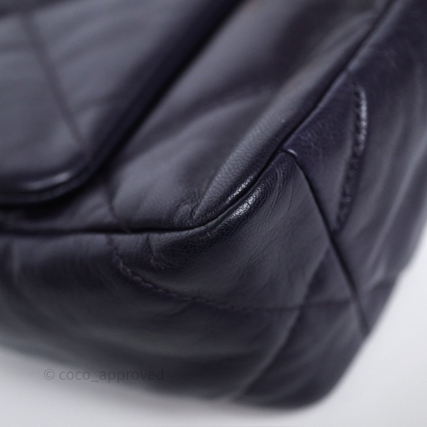 Chanel 19 Small Dark Purple Mixed Hardware