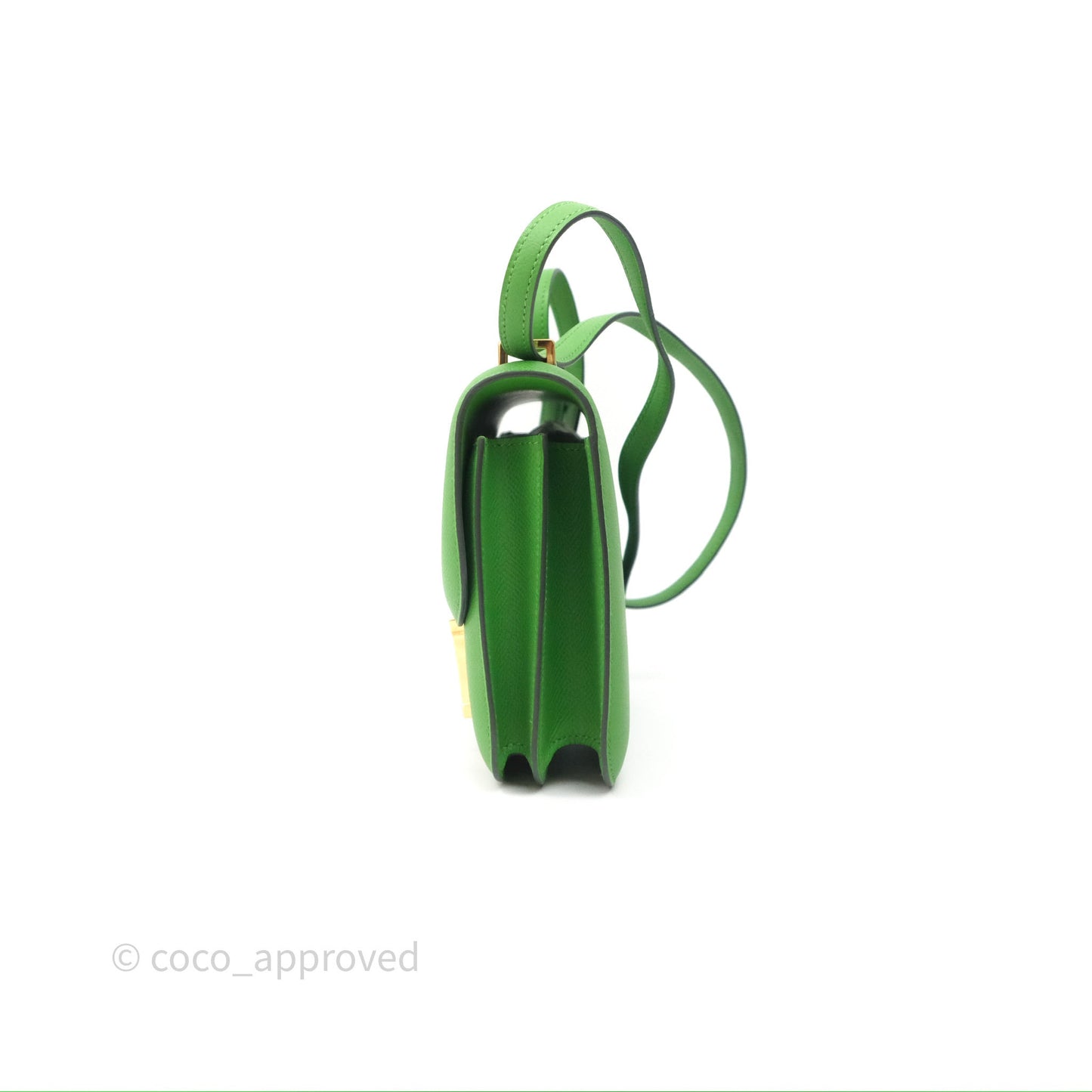 Hermès Constance Mini 18cm Vert Yucca A8 Epsom Gold Hardware