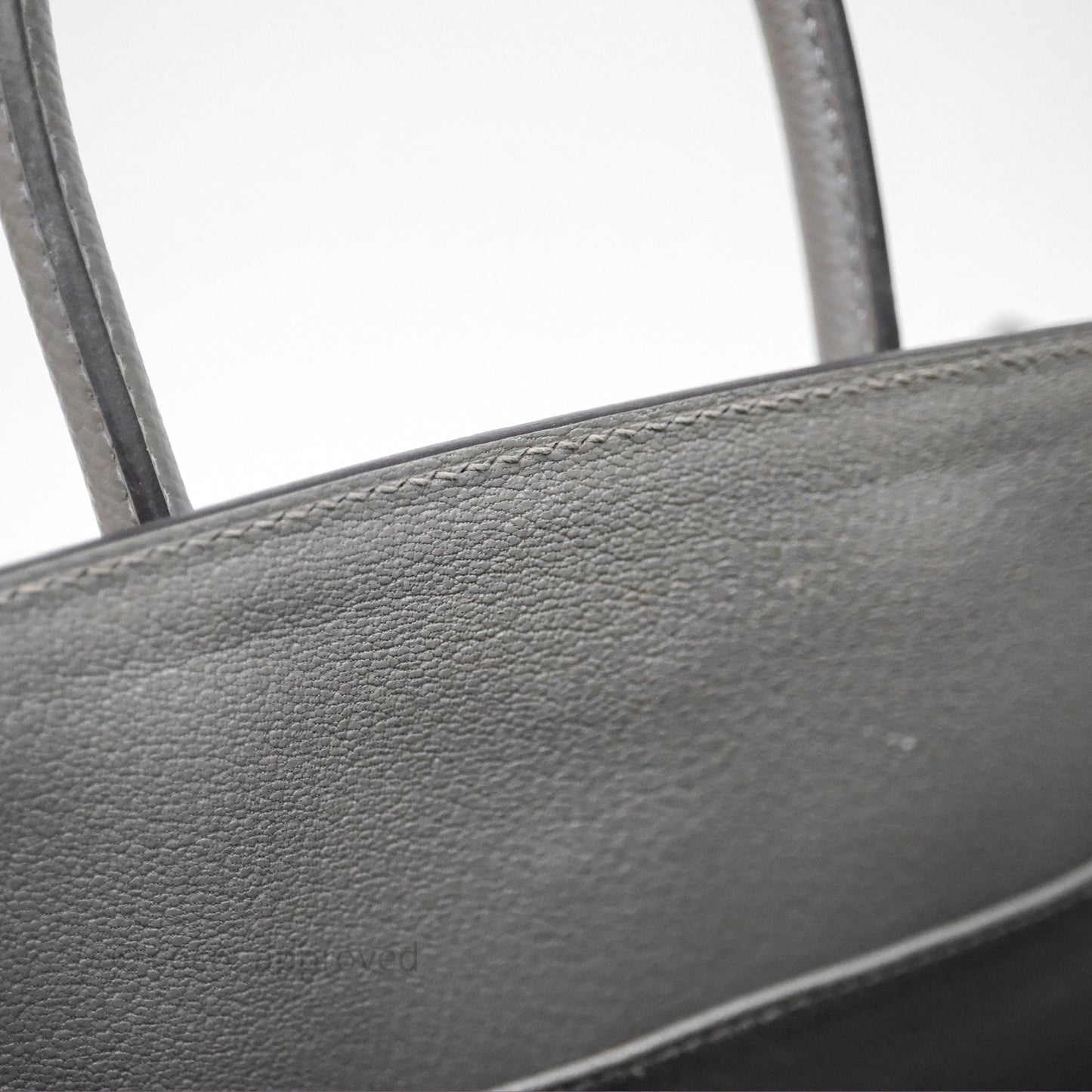 Hermes Birkin 25 Sellier Gris Meyer 0L Epsom Gold Hardware