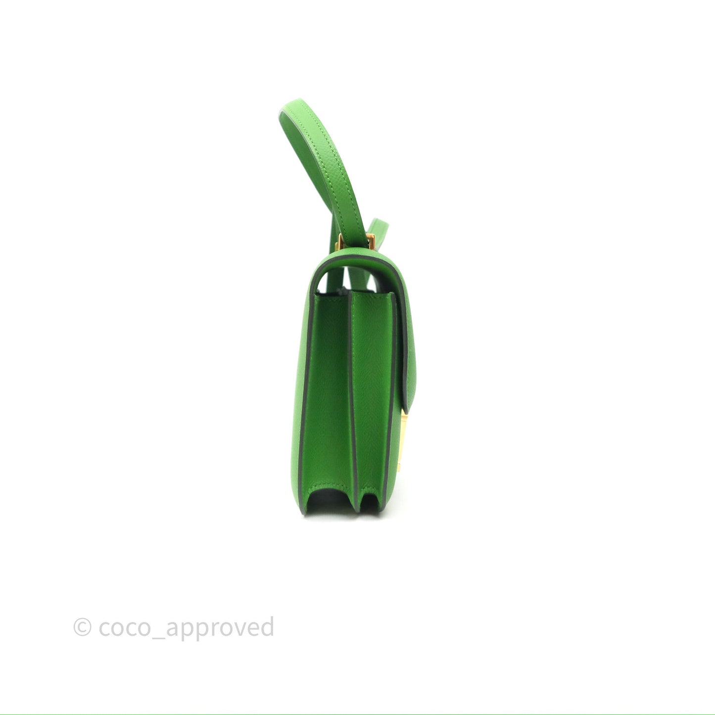 Hermès Constance Mini 18cm Vert Yucca A8 Epsom Gold Hardware