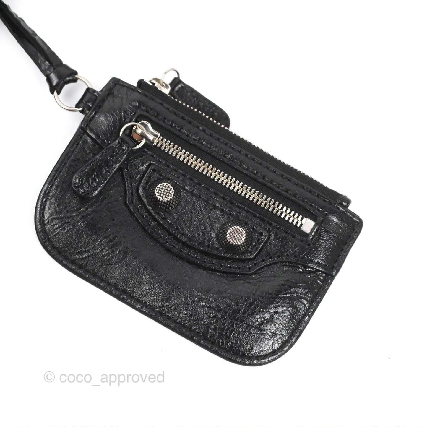Balenciaga Le Cagole Shoulder Bag Black Calfskin Silver Hardware