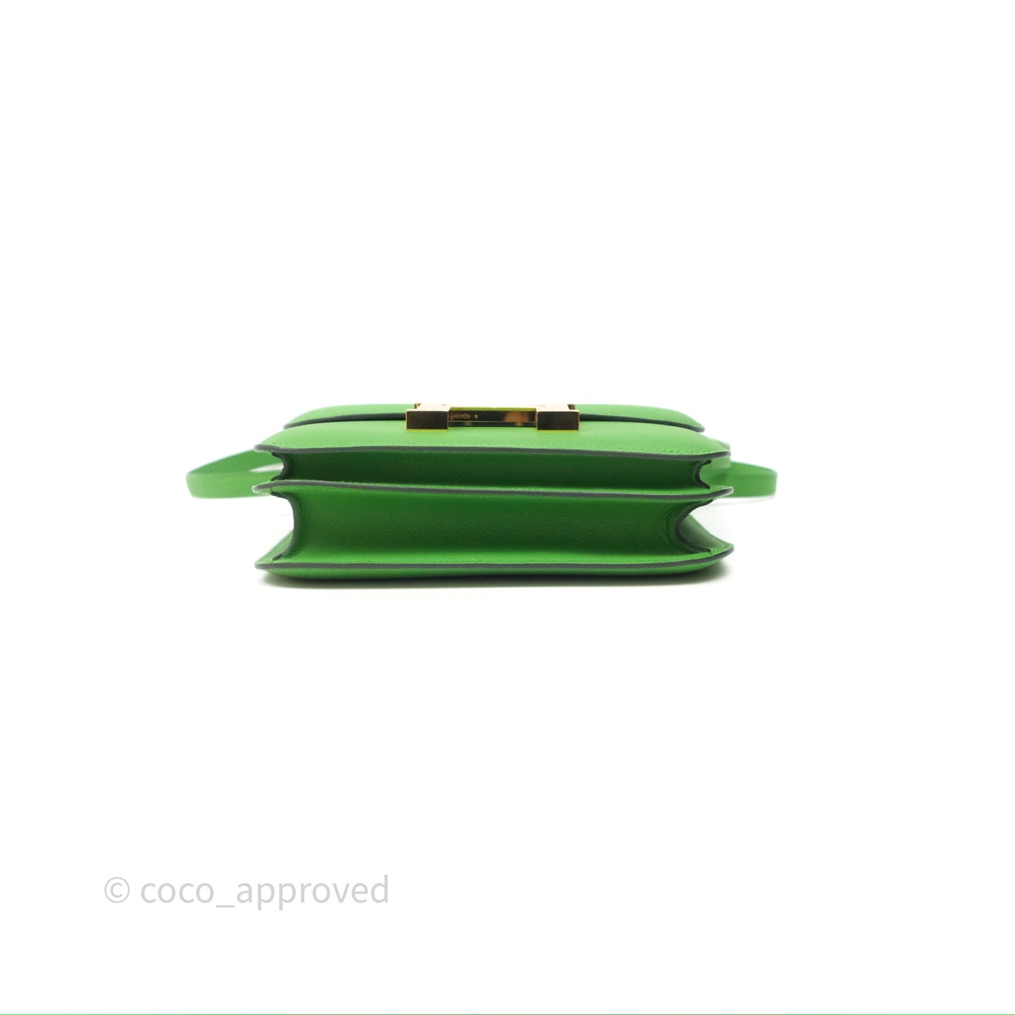 Hermès Constance Mini 18cm Vert Yucca A8 Epsom Gold Hardware