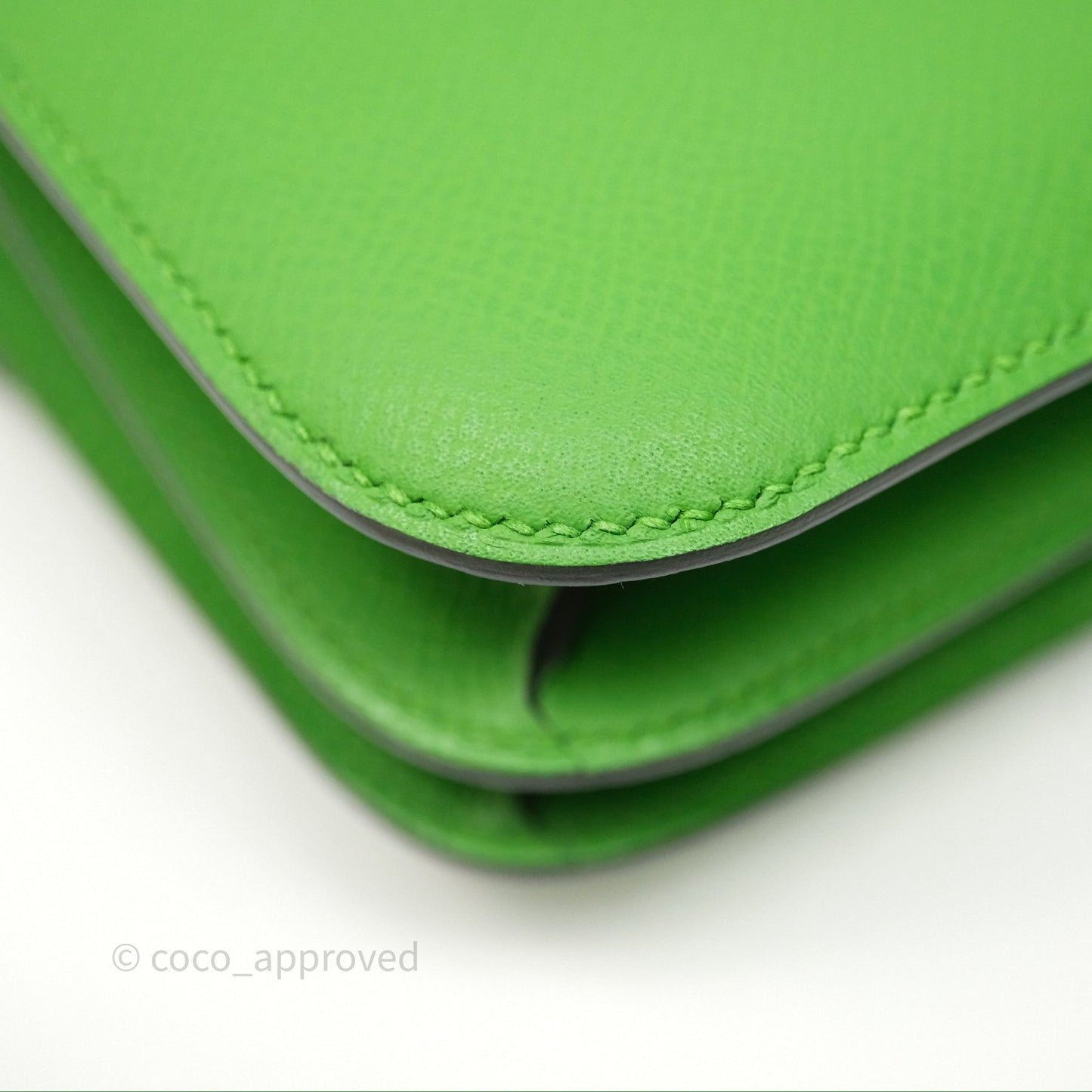 Hermès Constance Mini 18cm Vert Yucca A8 Epsom Gold Hardware