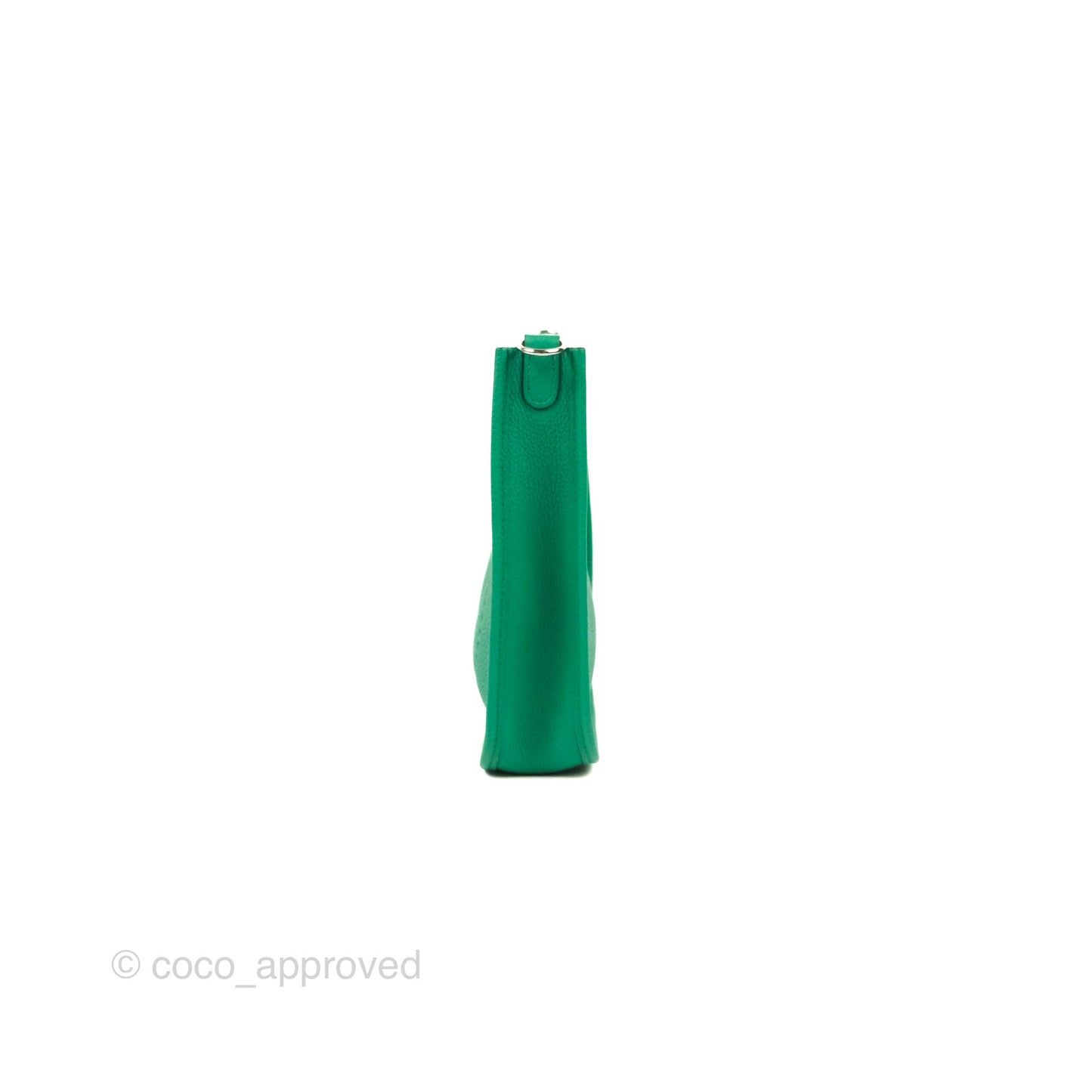 Hermès Mini Evelyne 16 Vert Jade Clemence Palladium Hardware