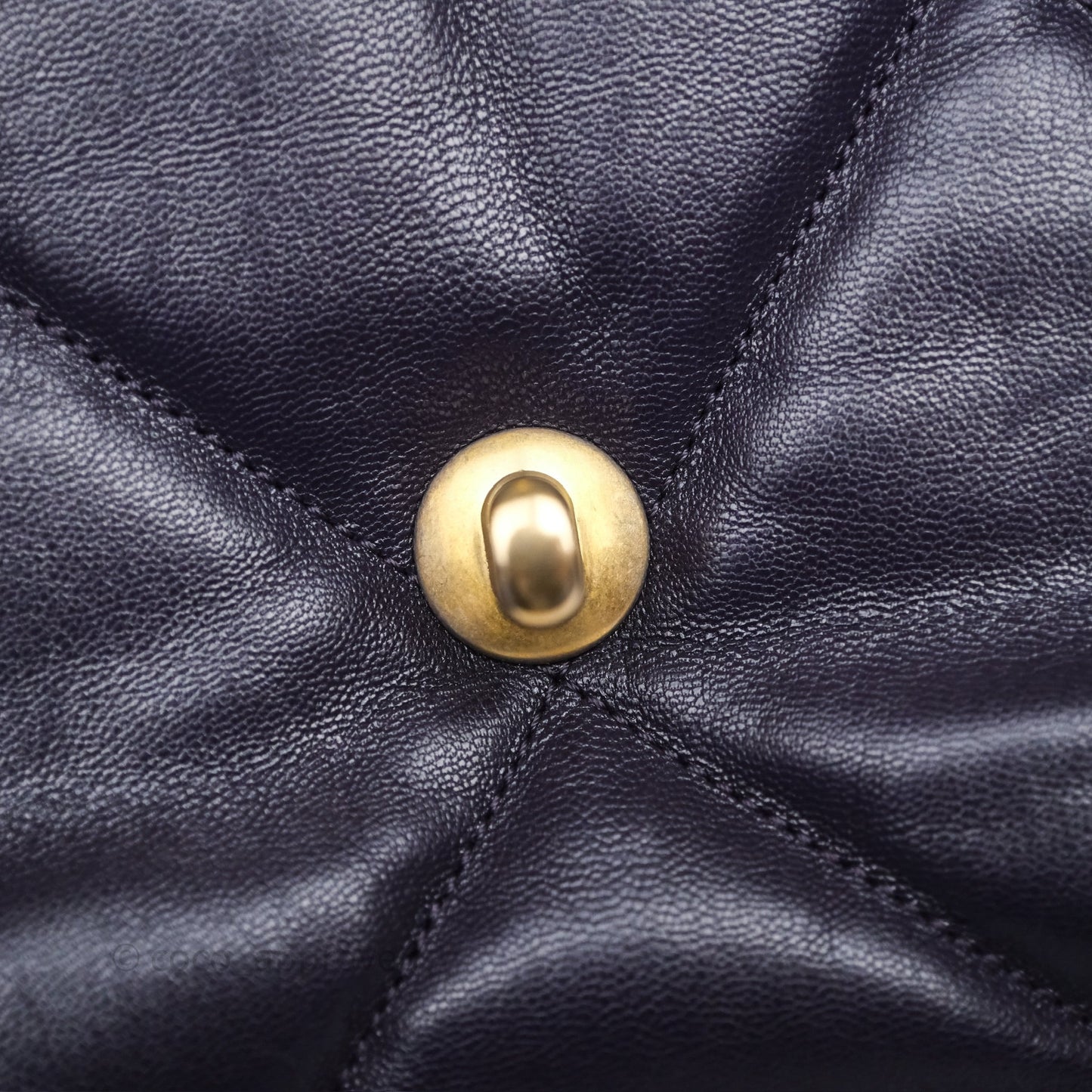 Chanel 19 Small Dark Purple Mixed Hardware