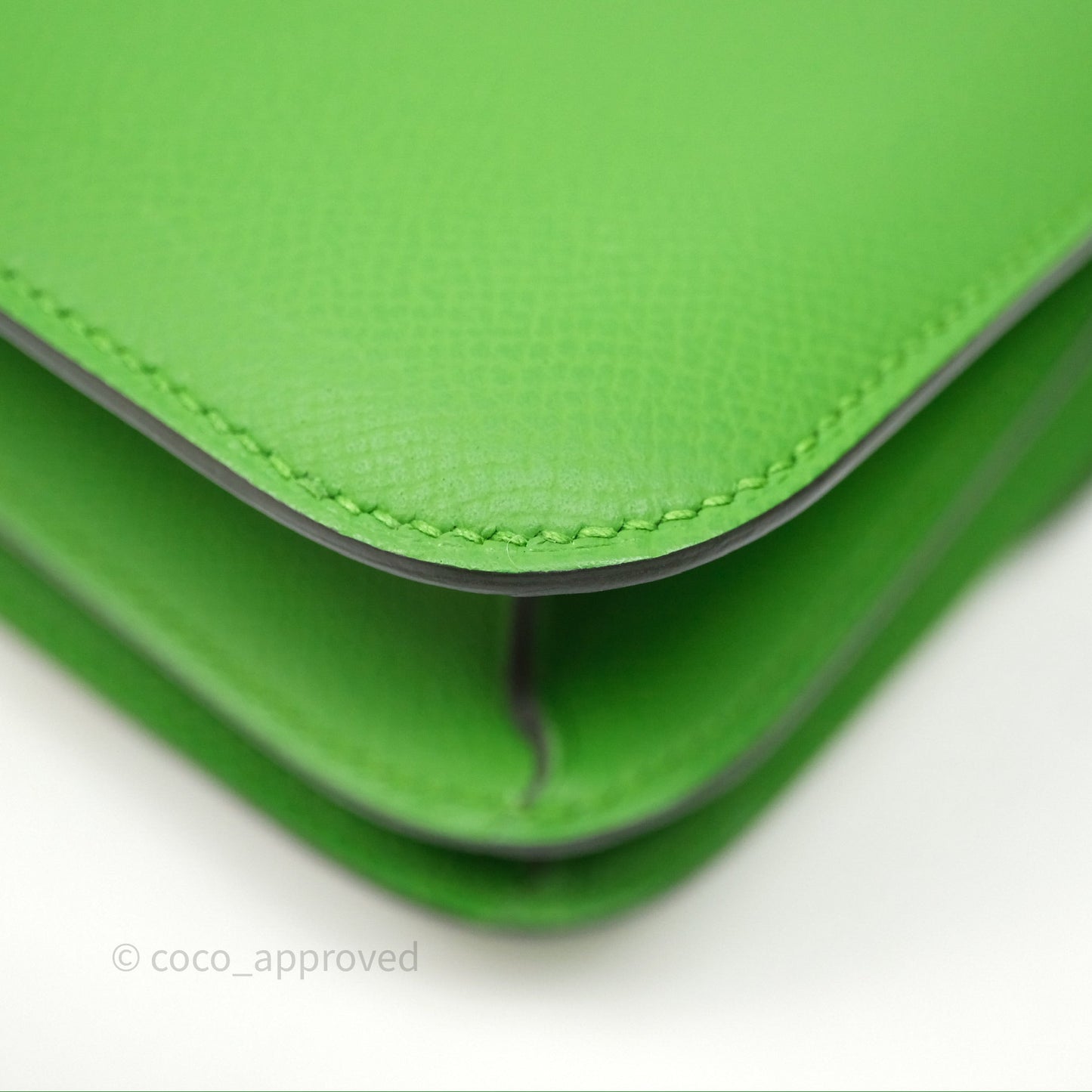 Hermès Constance Mini 18cm Vert Yucca A8 Epsom Gold Hardware