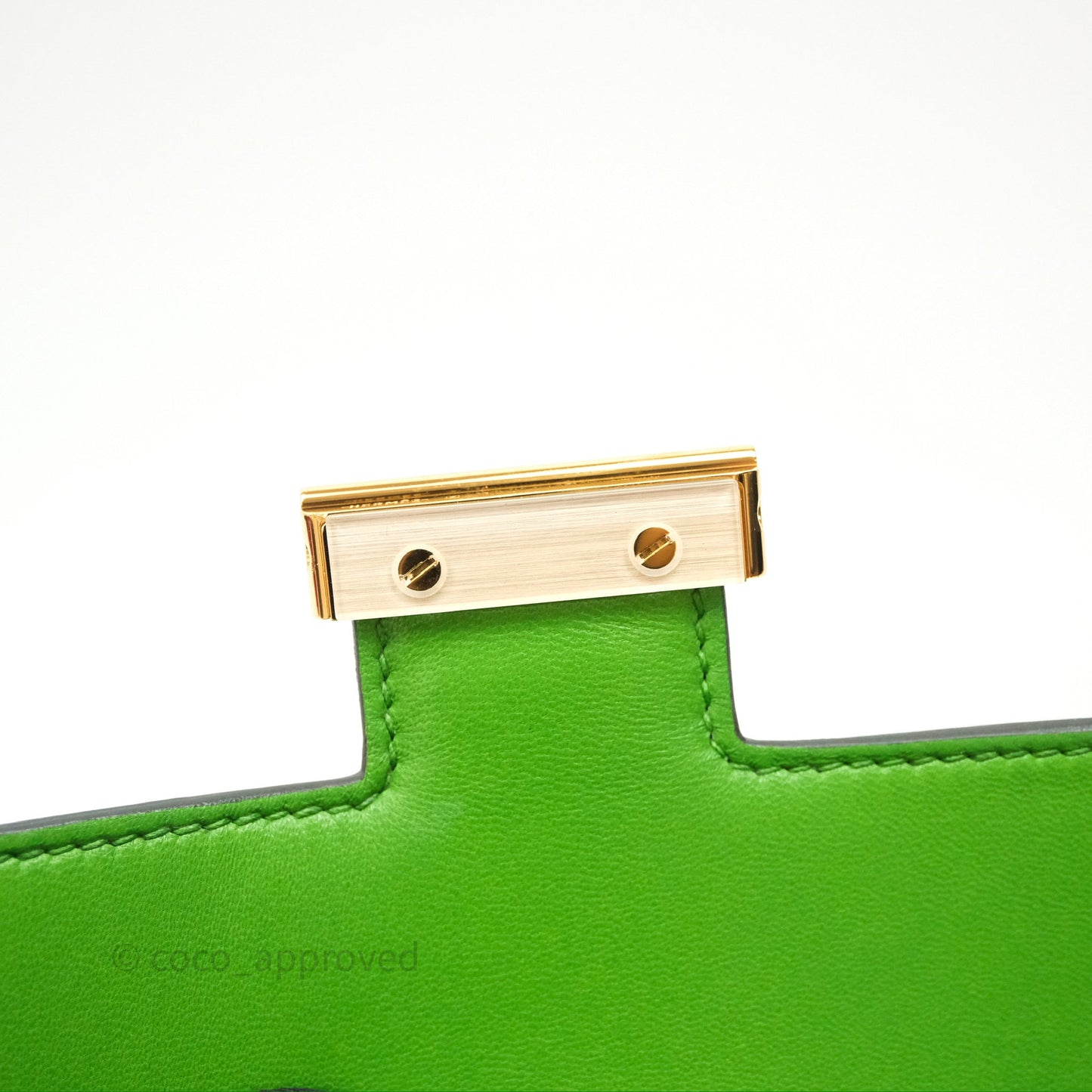 Hermès Constance Mini 18cm Vert Yucca A8 Epsom Gold Hardware