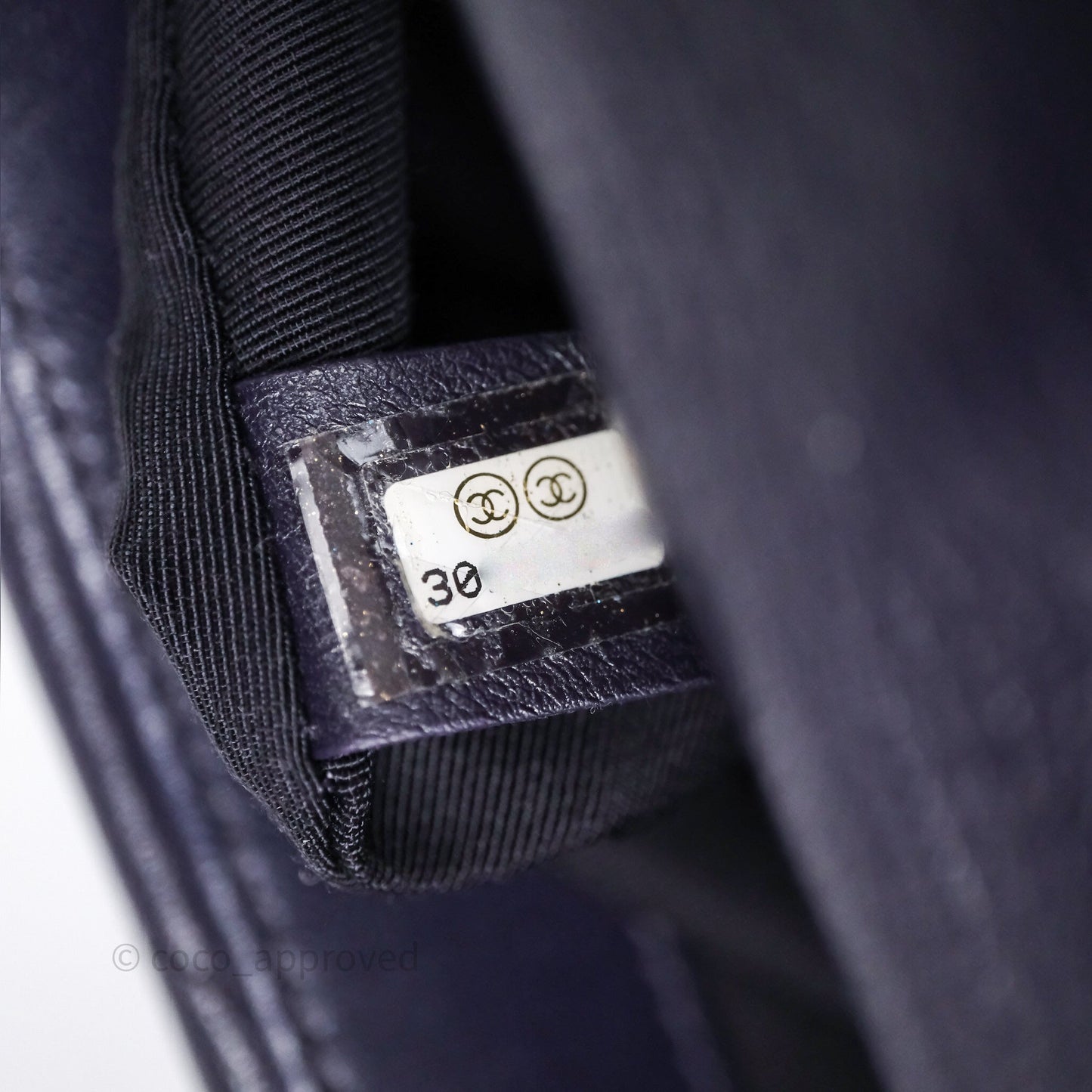 Chanel 19 Small Dark Purple Mixed Hardware