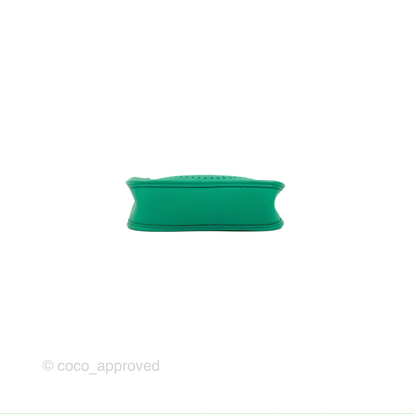 Hermès Mini Evelyne 16 Vert Jade Clemence Palladium Hardware