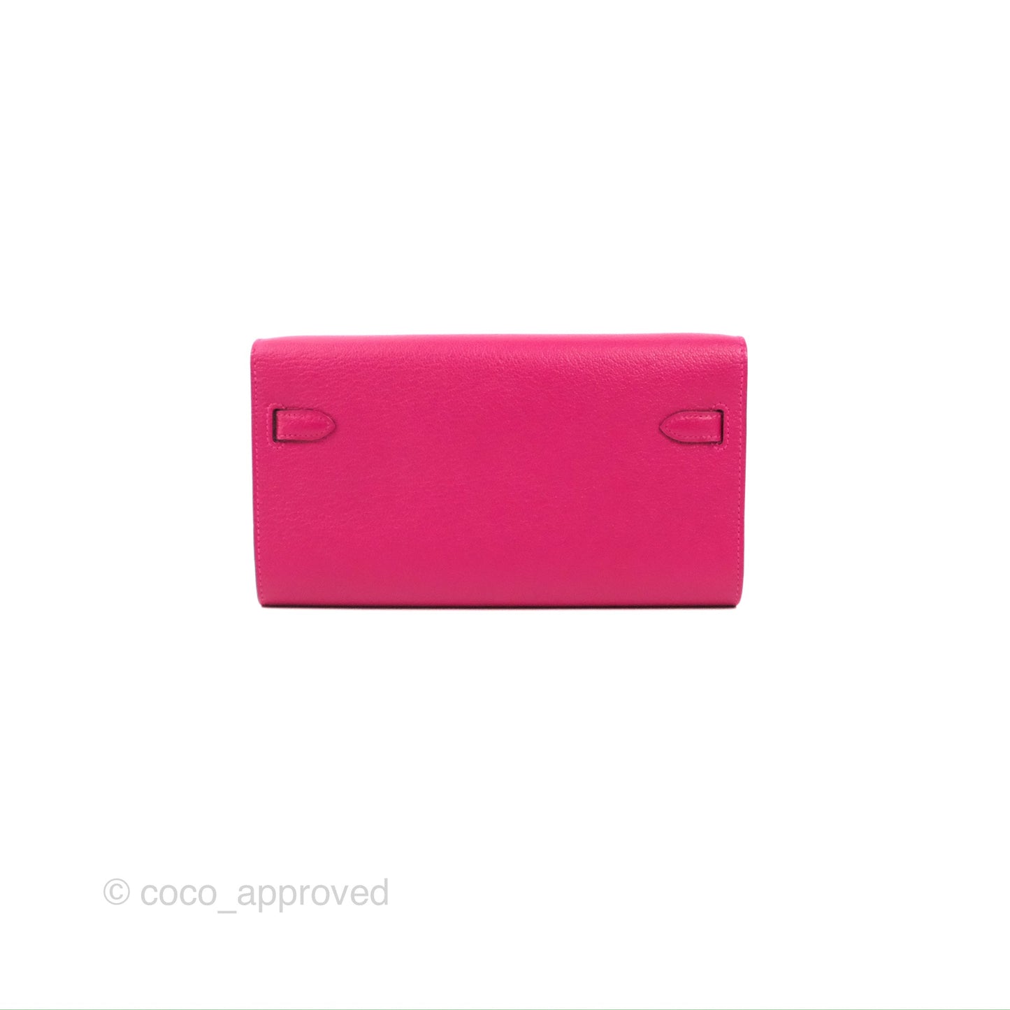 Hermès Kelly To Go Wallet Rose Mexico Chevre Mysore Palladium Hardware