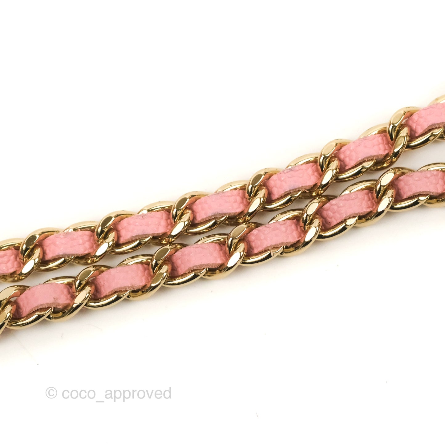 Chanel Classic Vanity with Chain Pink Caviar Gold Hardware