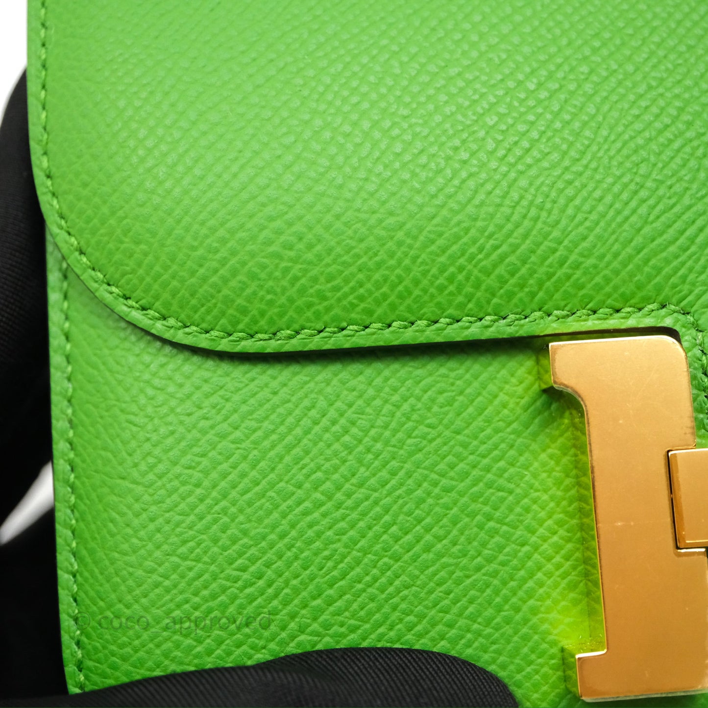 Hermès Constance Mini 18cm Vert Yucca A8 Epsom Gold Hardware