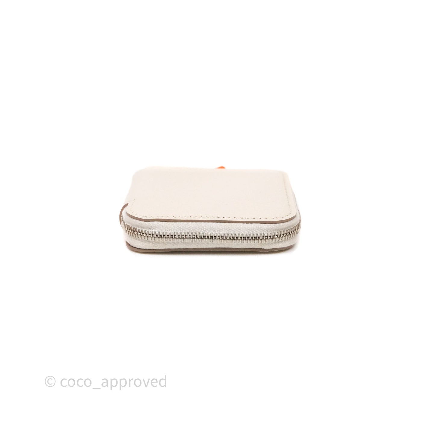 Hermès Silk'In Change Purse Craie