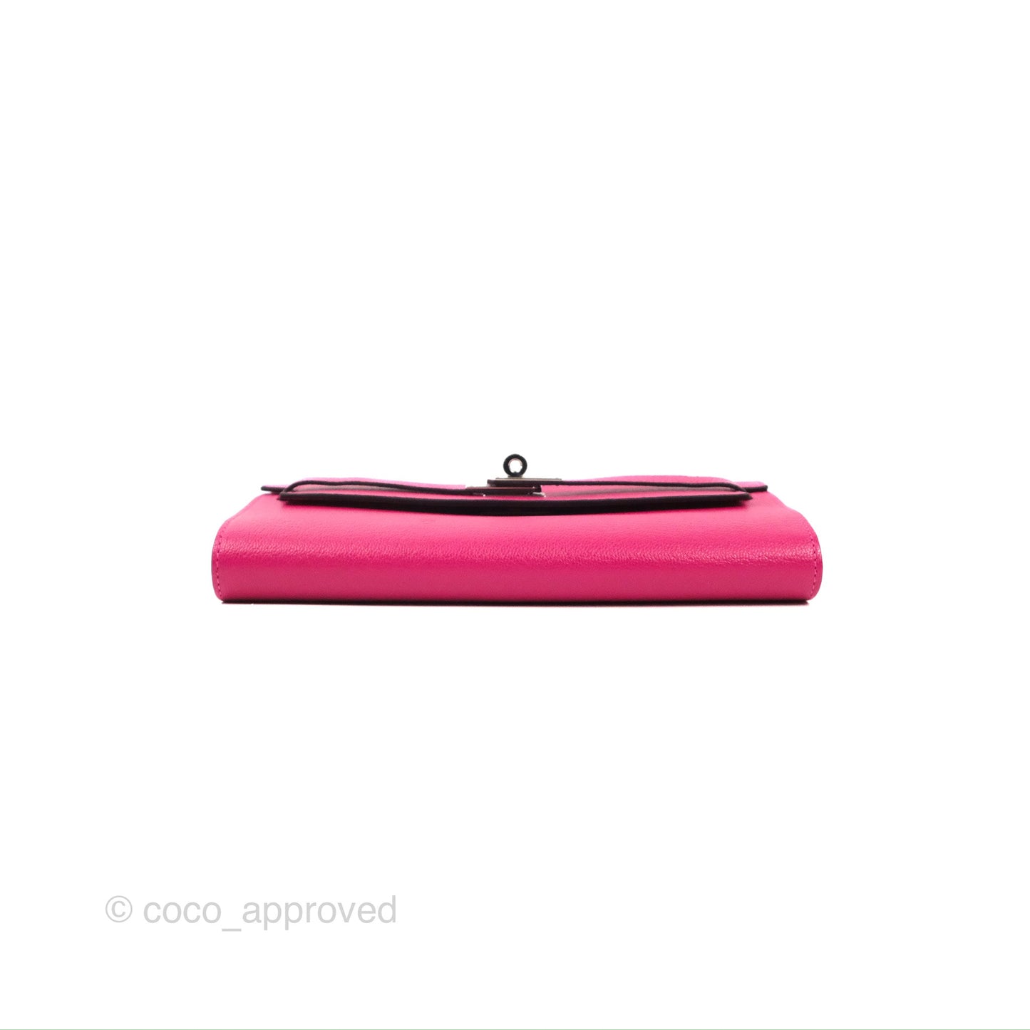 Hermès Kelly To Go Wallet Rose Mexico Chevre Mysore Palladium Hardware