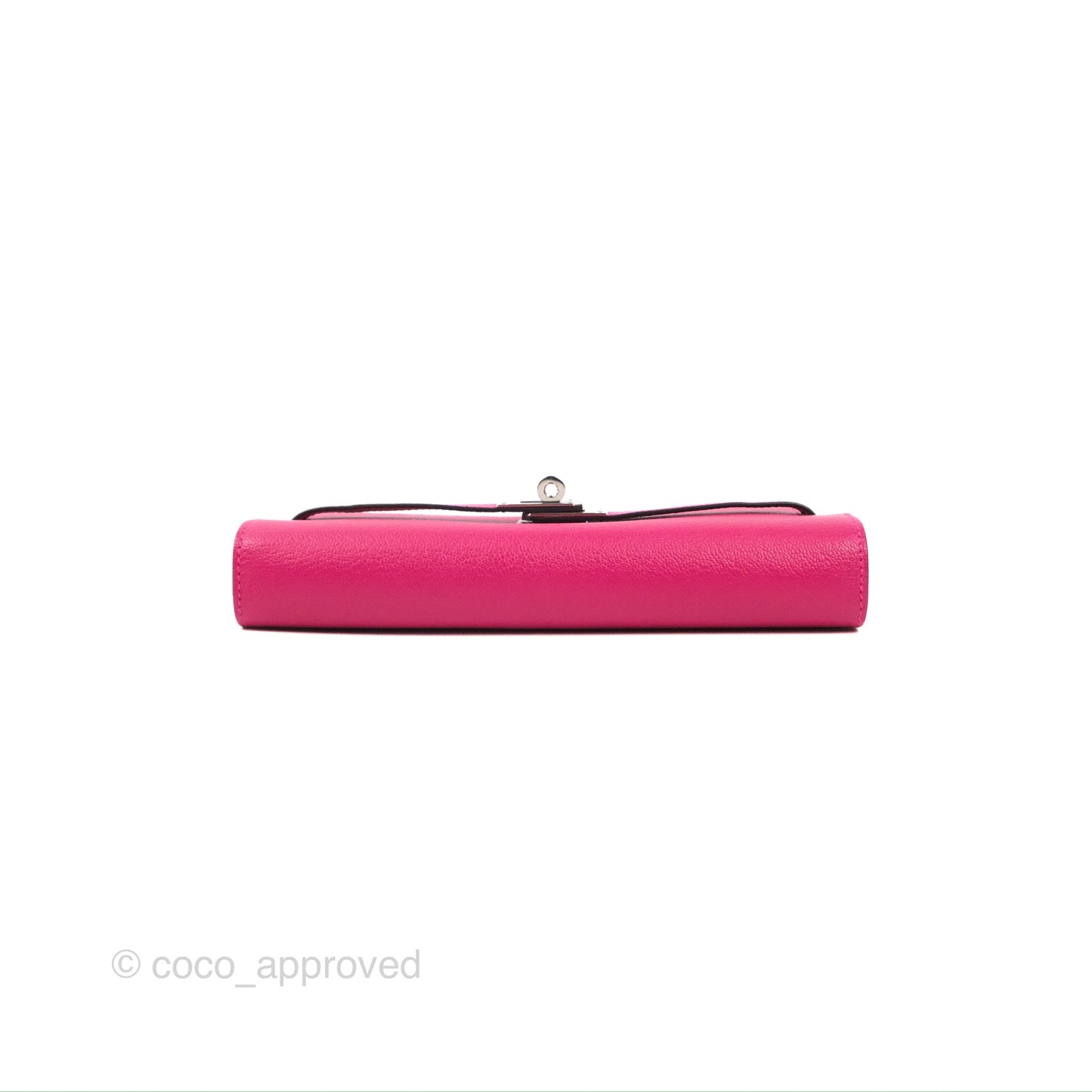 Hermès Kelly To Go Wallet Rose Mexico Chevre Mysore Palladium Hardware