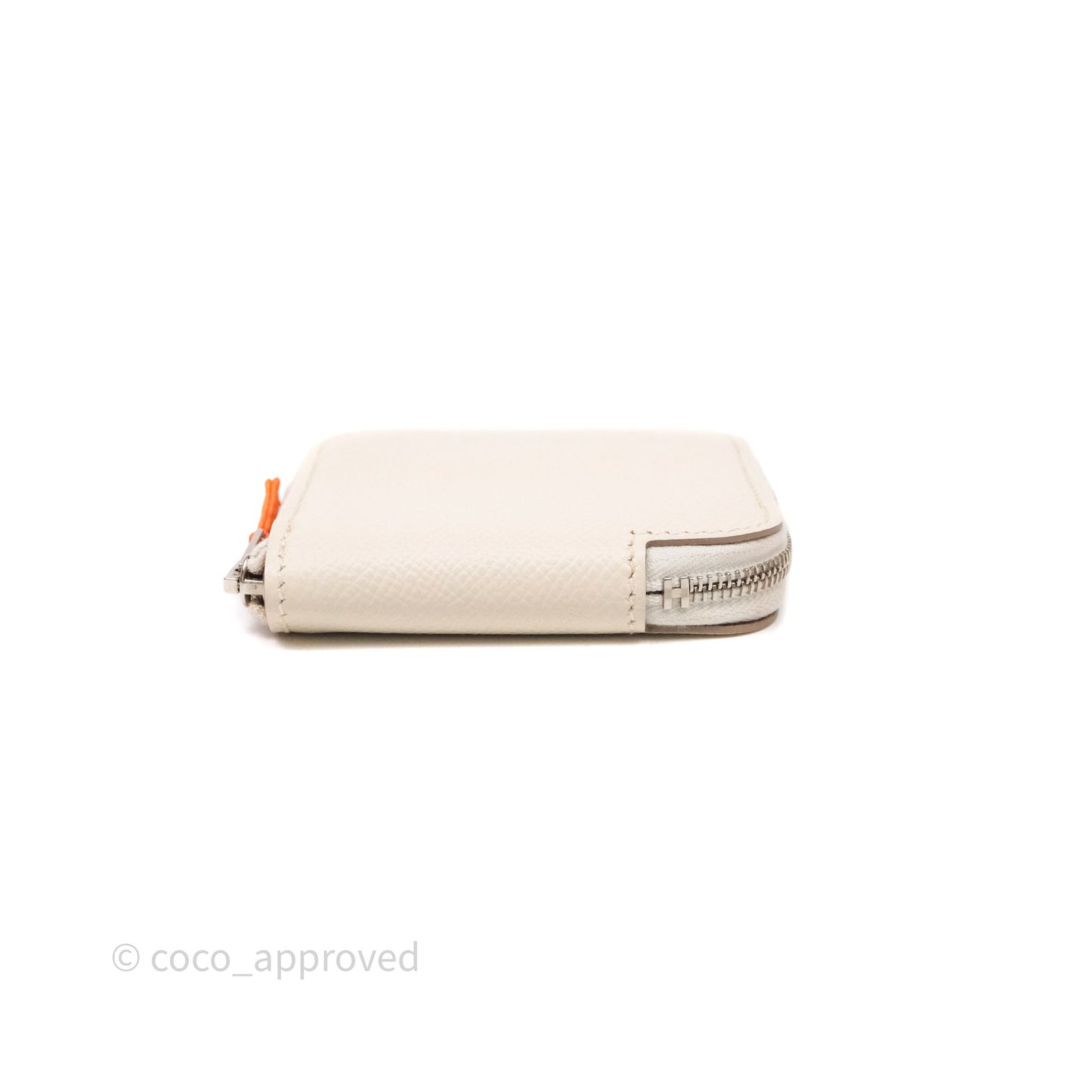 Hermès Silk'In Change Purse Craie